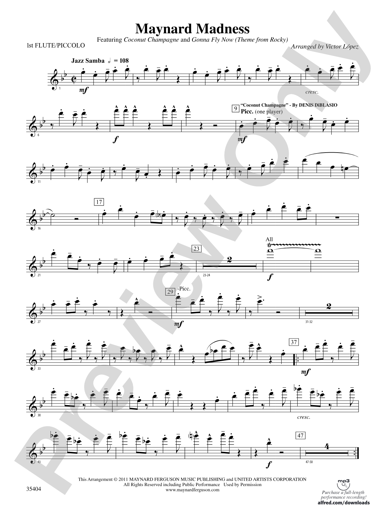 Maynard Madness: Flute