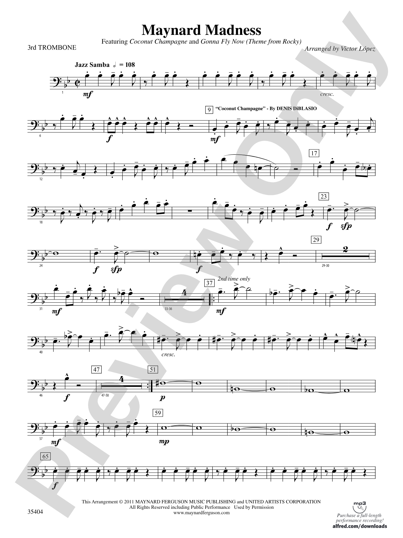 Maynard Madness: 3rd Trombone