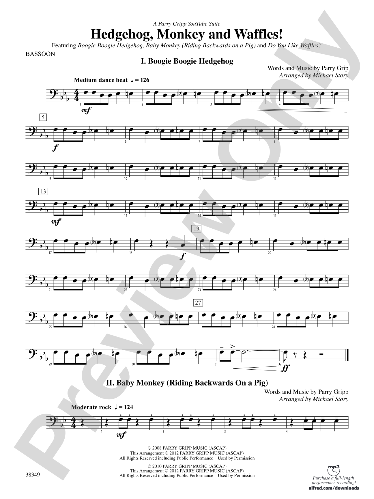 Hedgehog, Monkey and Waffles!: Bassoon