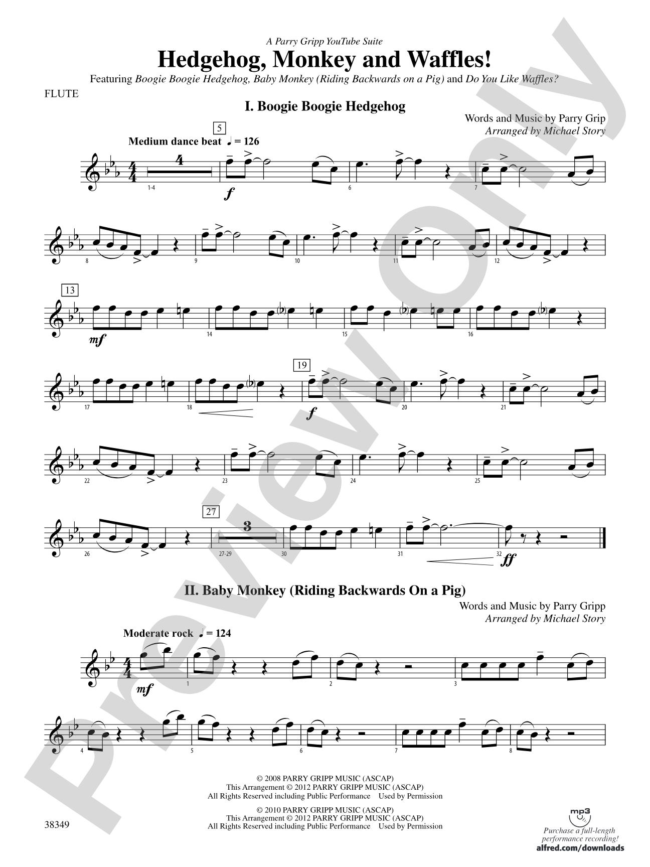 Hedgehog, Monkey and Waffles!: Flute