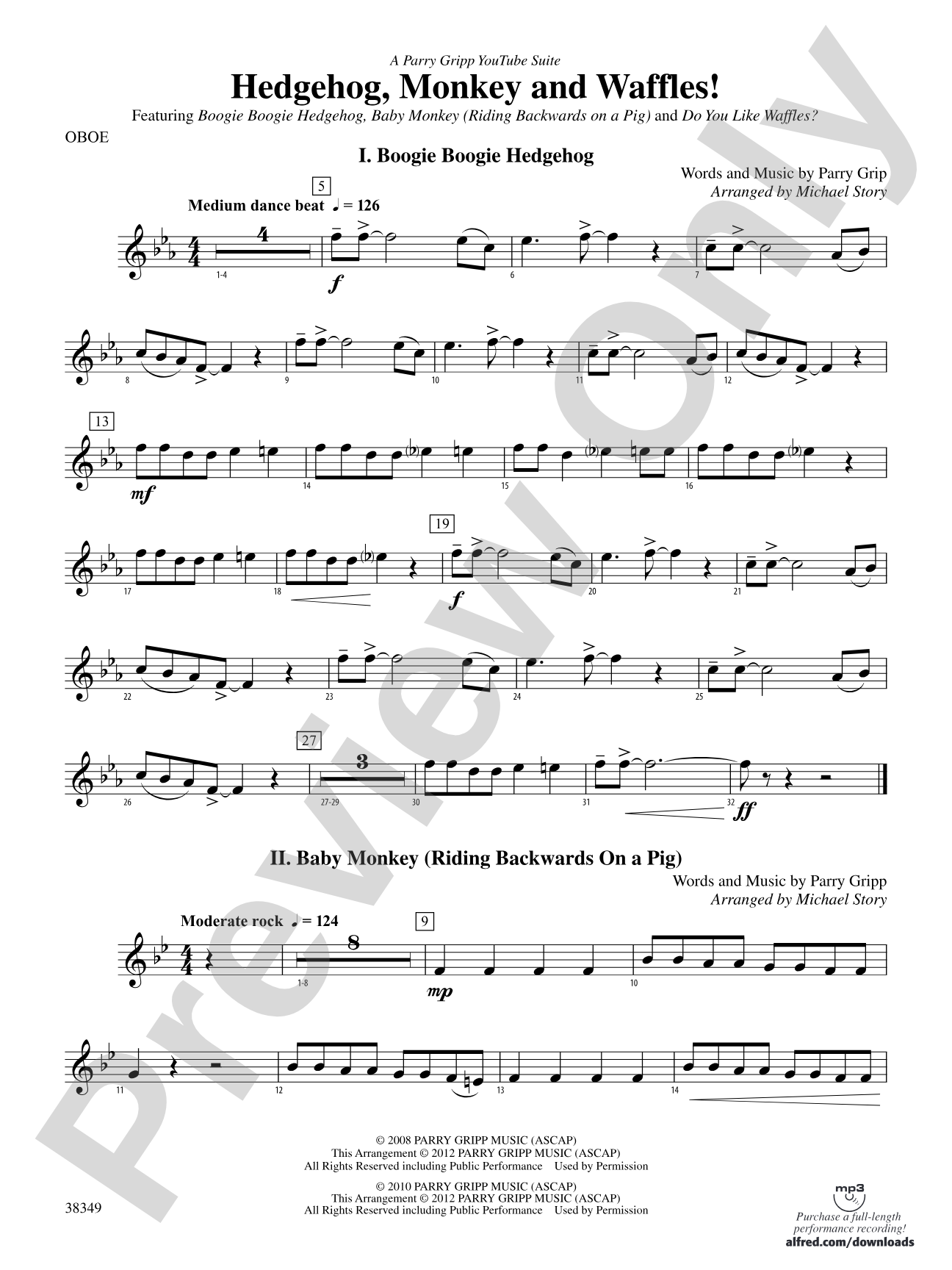 Hedgehog, Monkey and Waffles!: Oboe