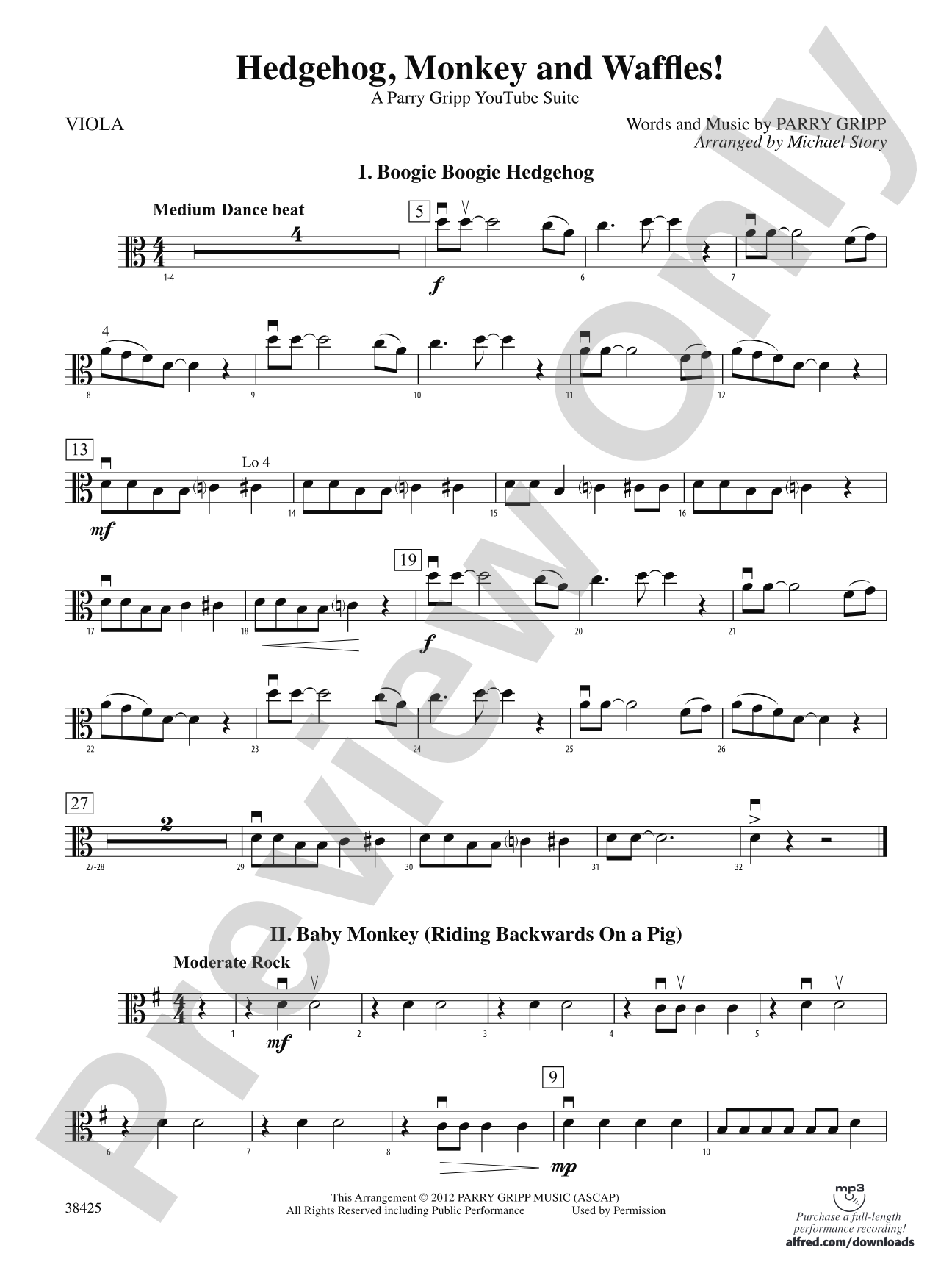 Hedgehog, Monkey and Waffles!: Viola