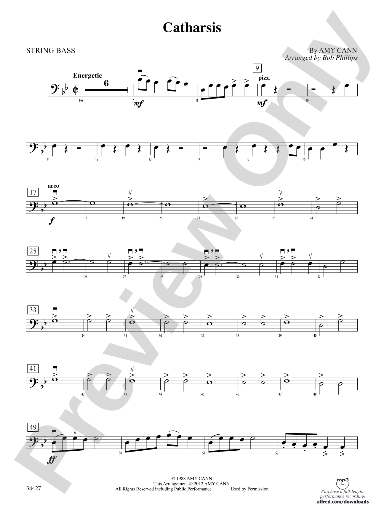 Catharsis: String Bass