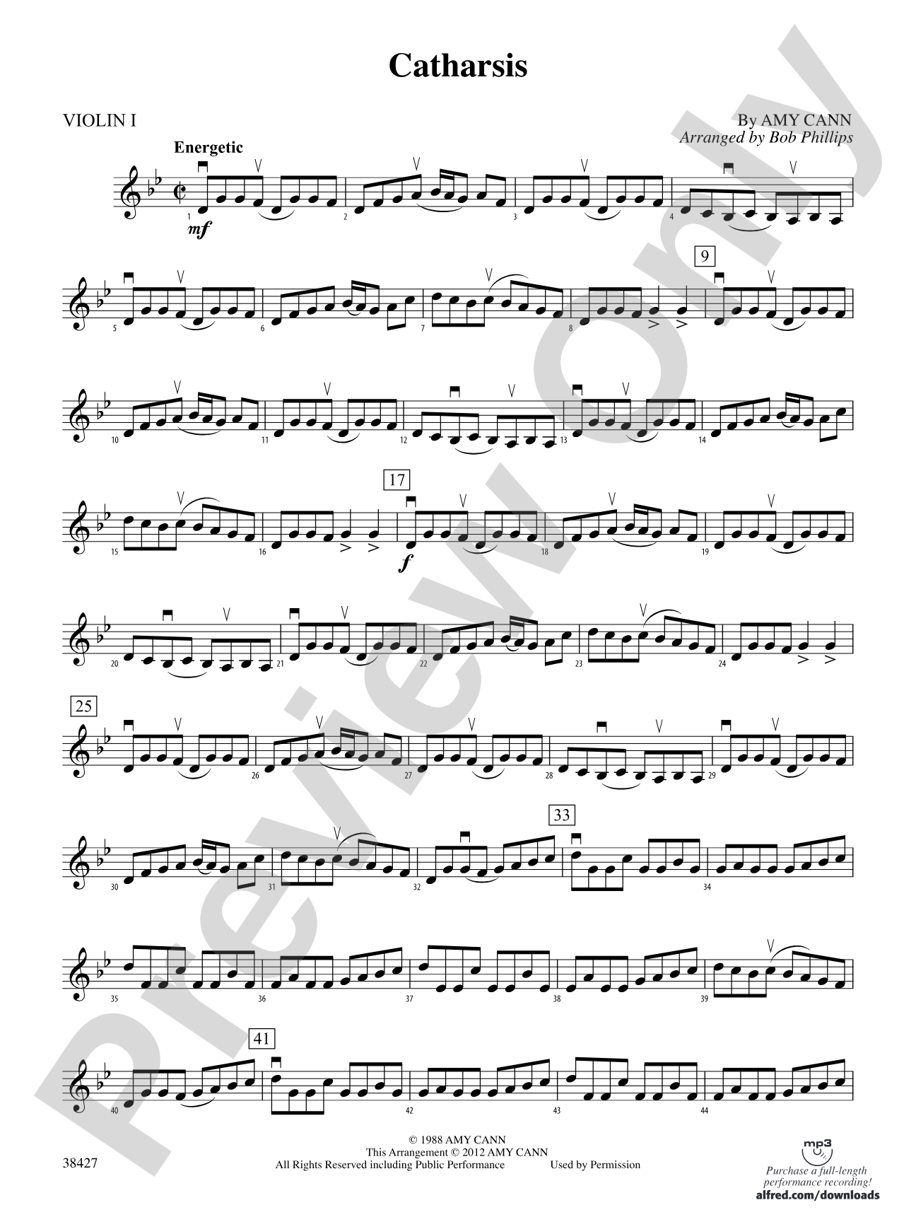 Catharsis: 1st Violin