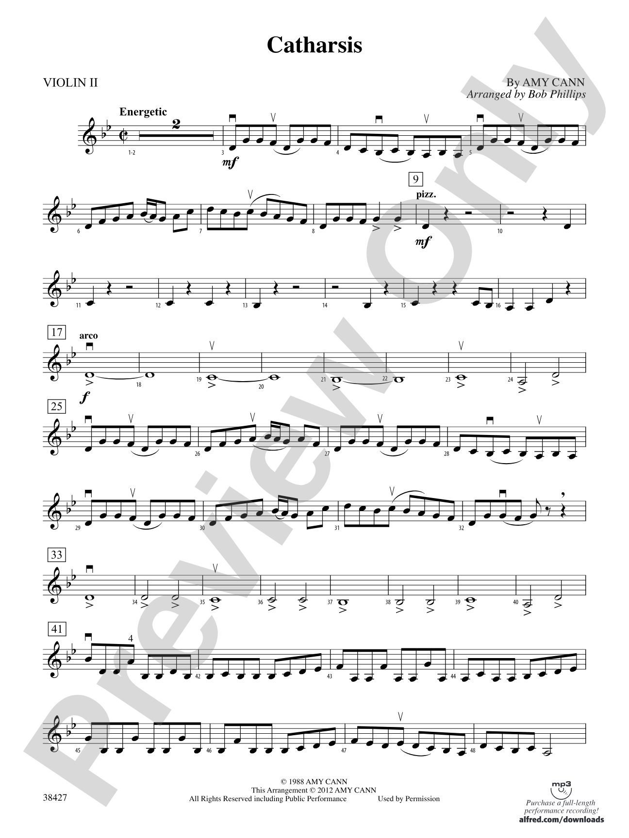 Catharsis: 2nd Violin
