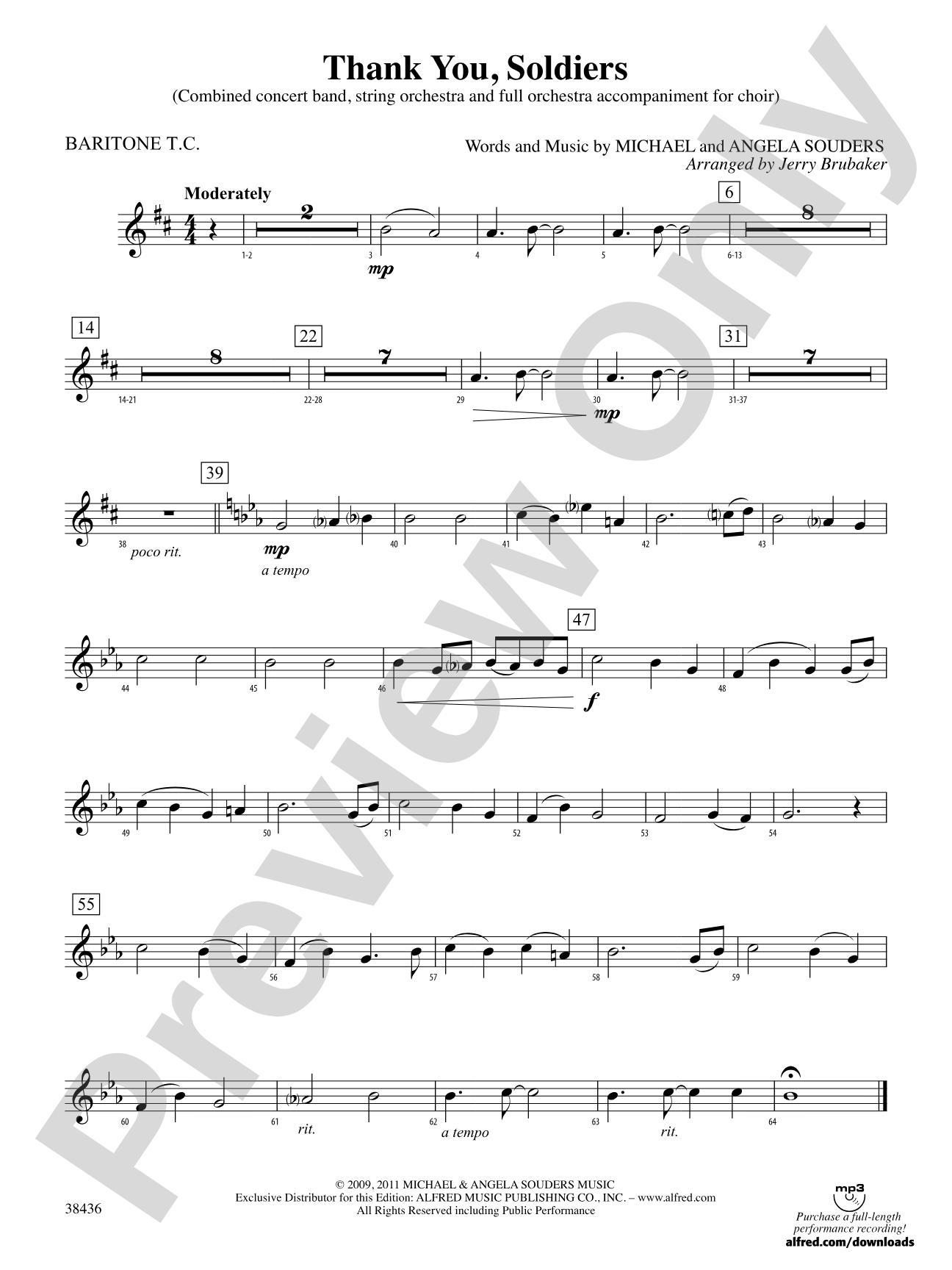 Thank You, Soldiers: Baritone T.C.