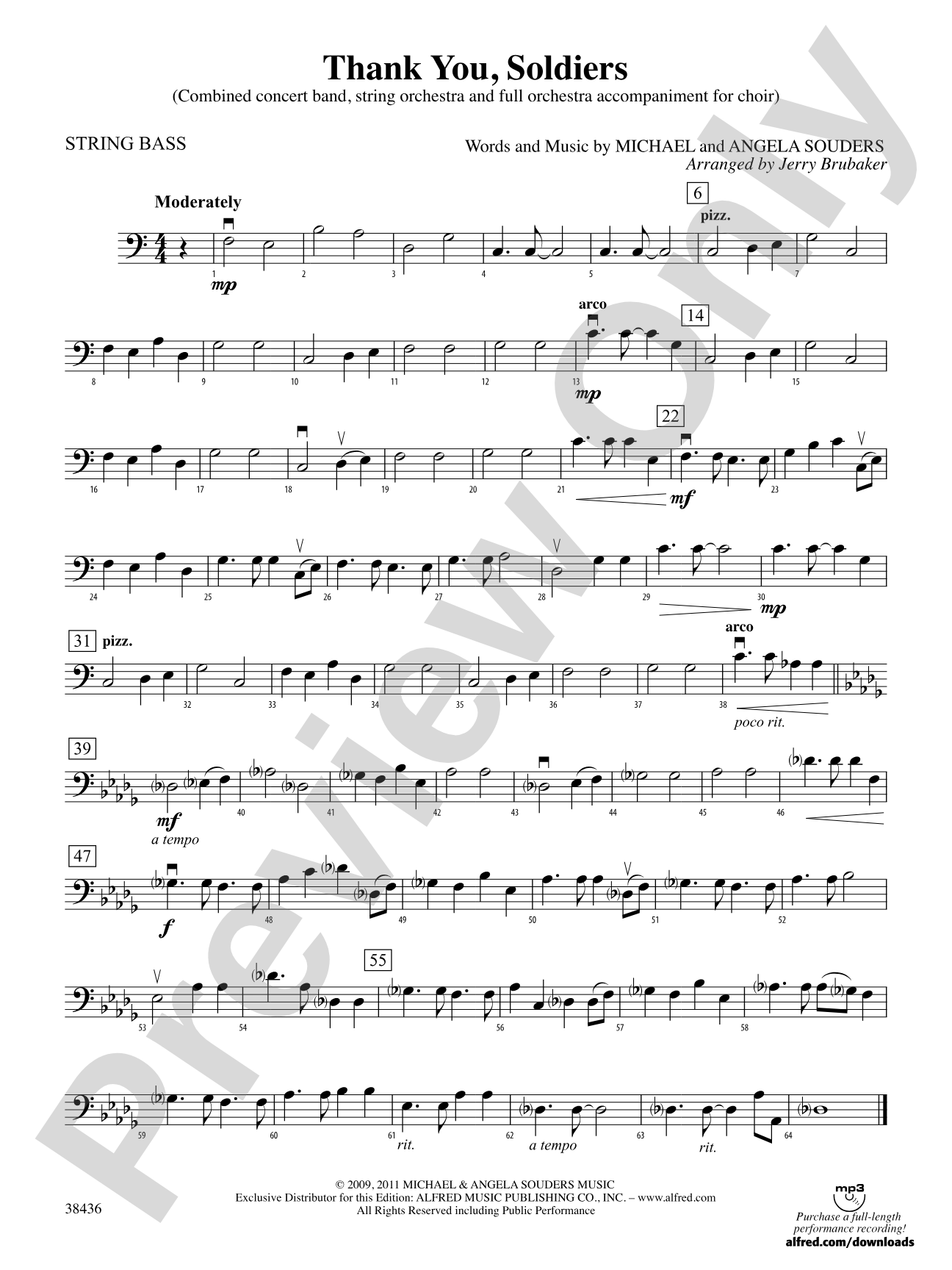 Thank You, Soldiers: String Bass