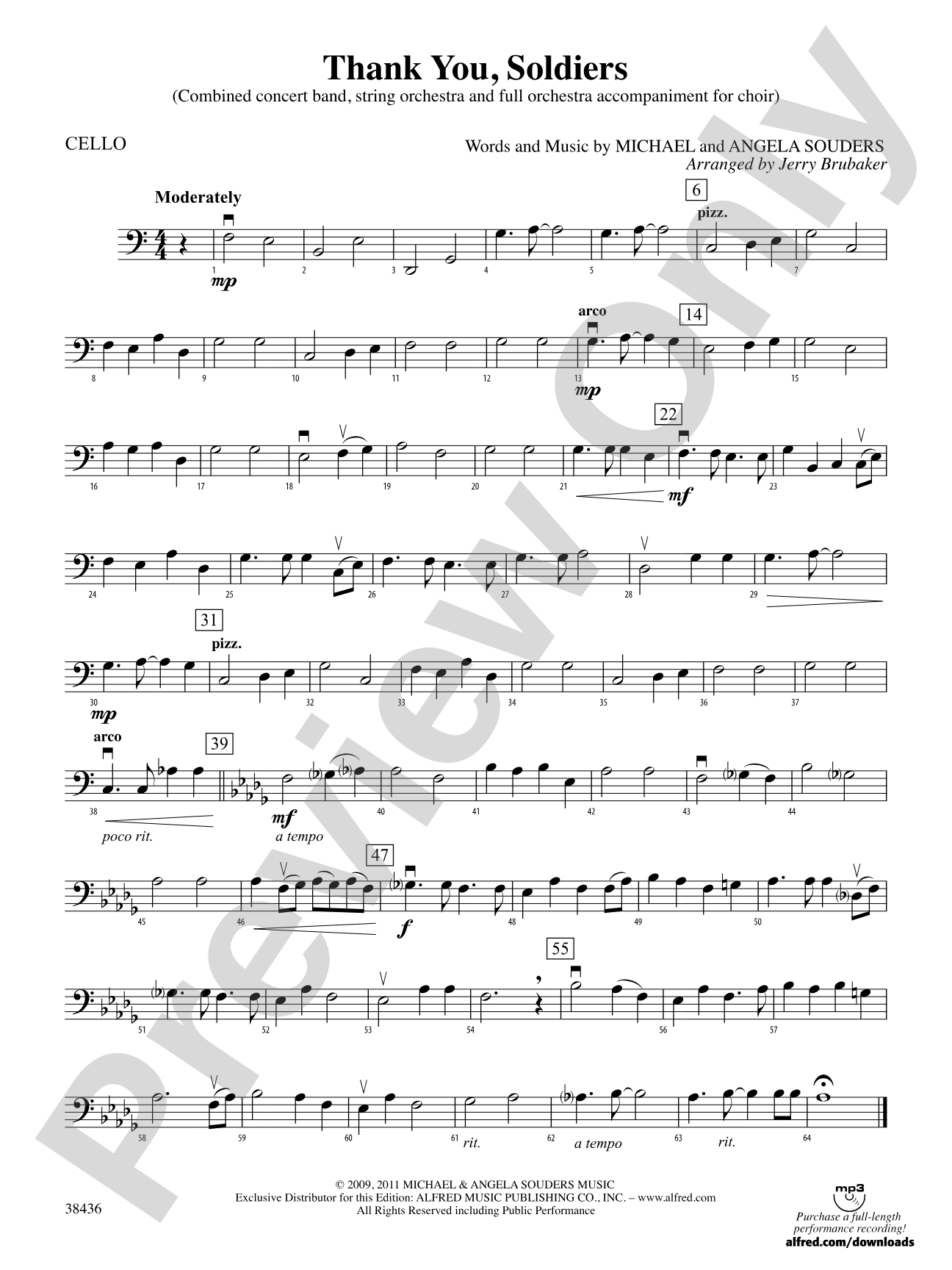 Thank You, Soldiers: Cello