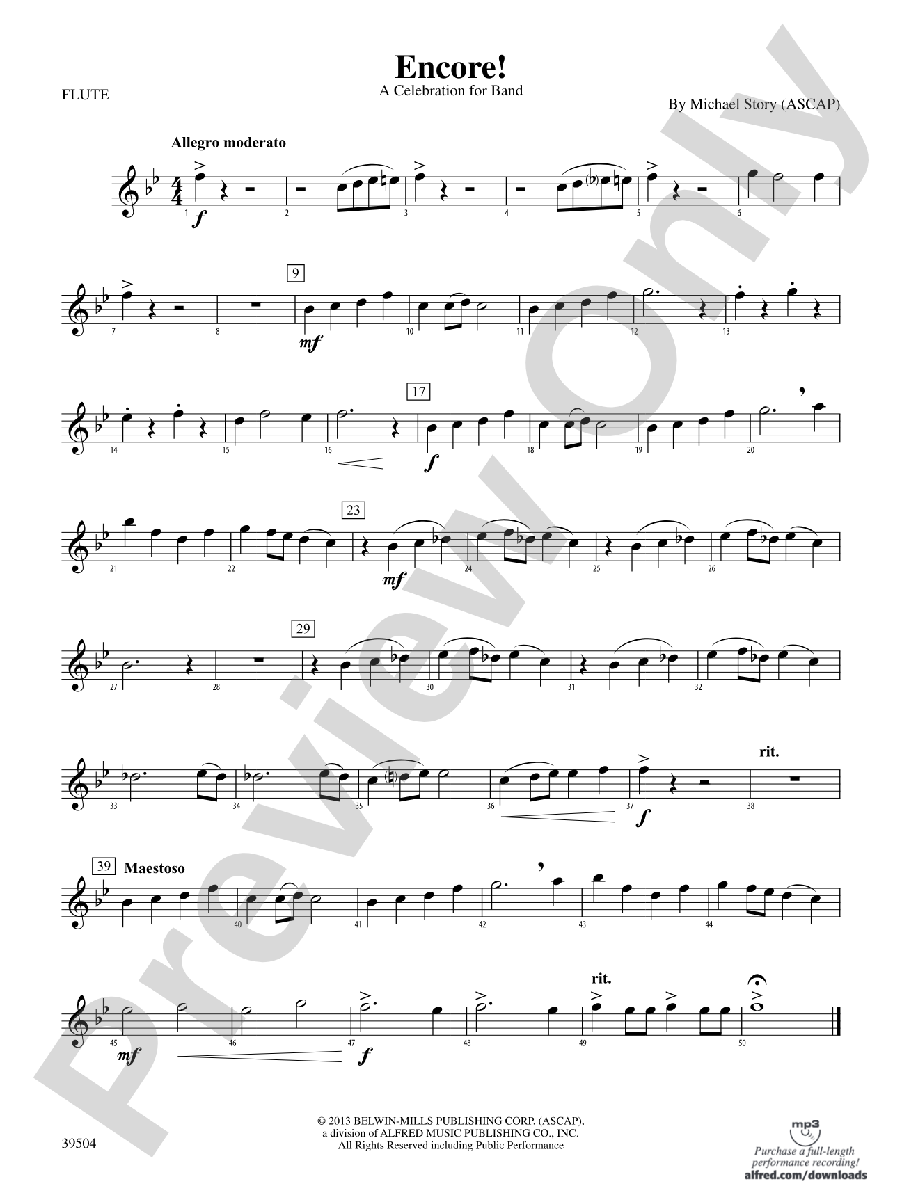 Encore!: Flute