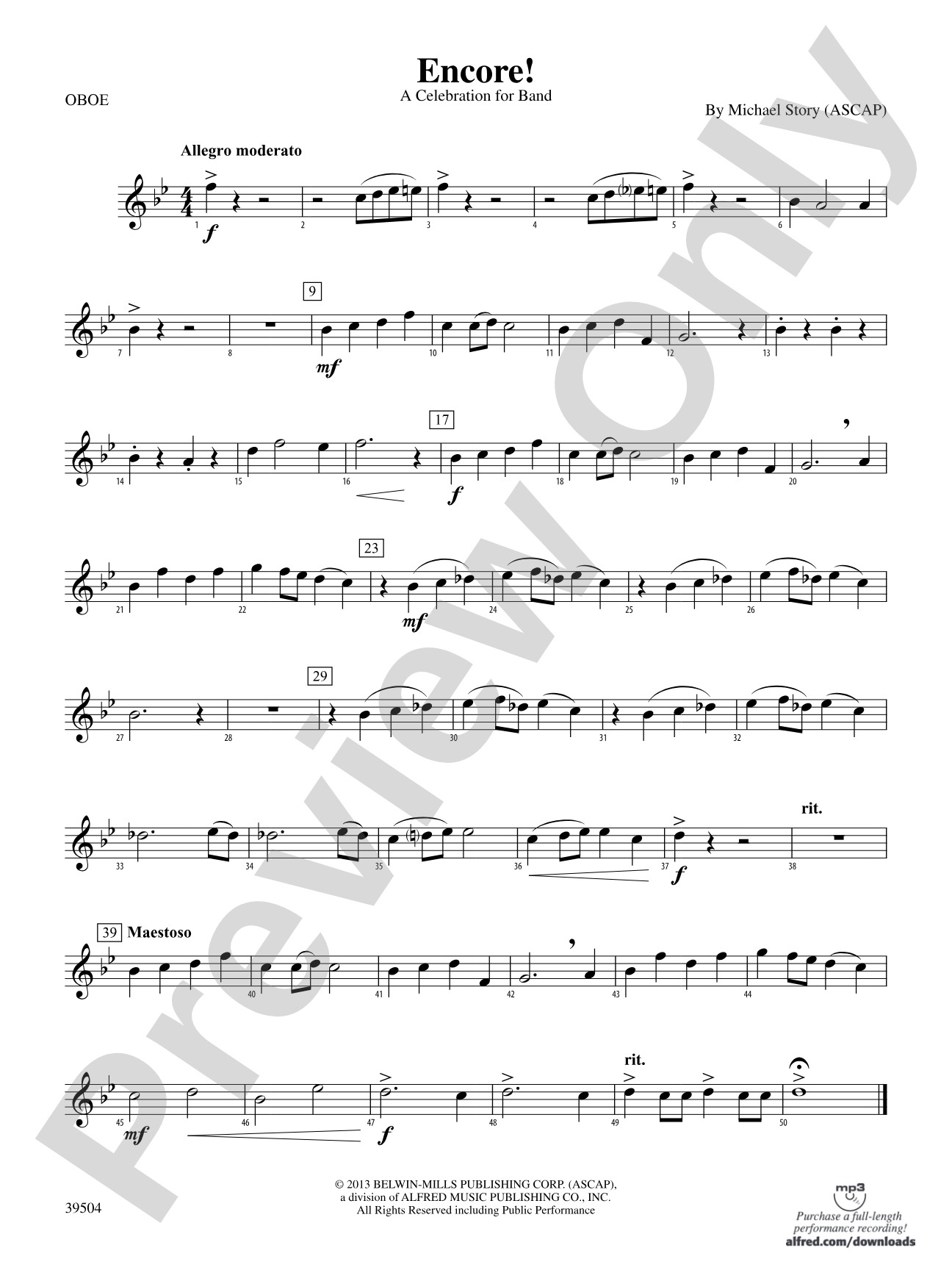 Encore!: Oboe