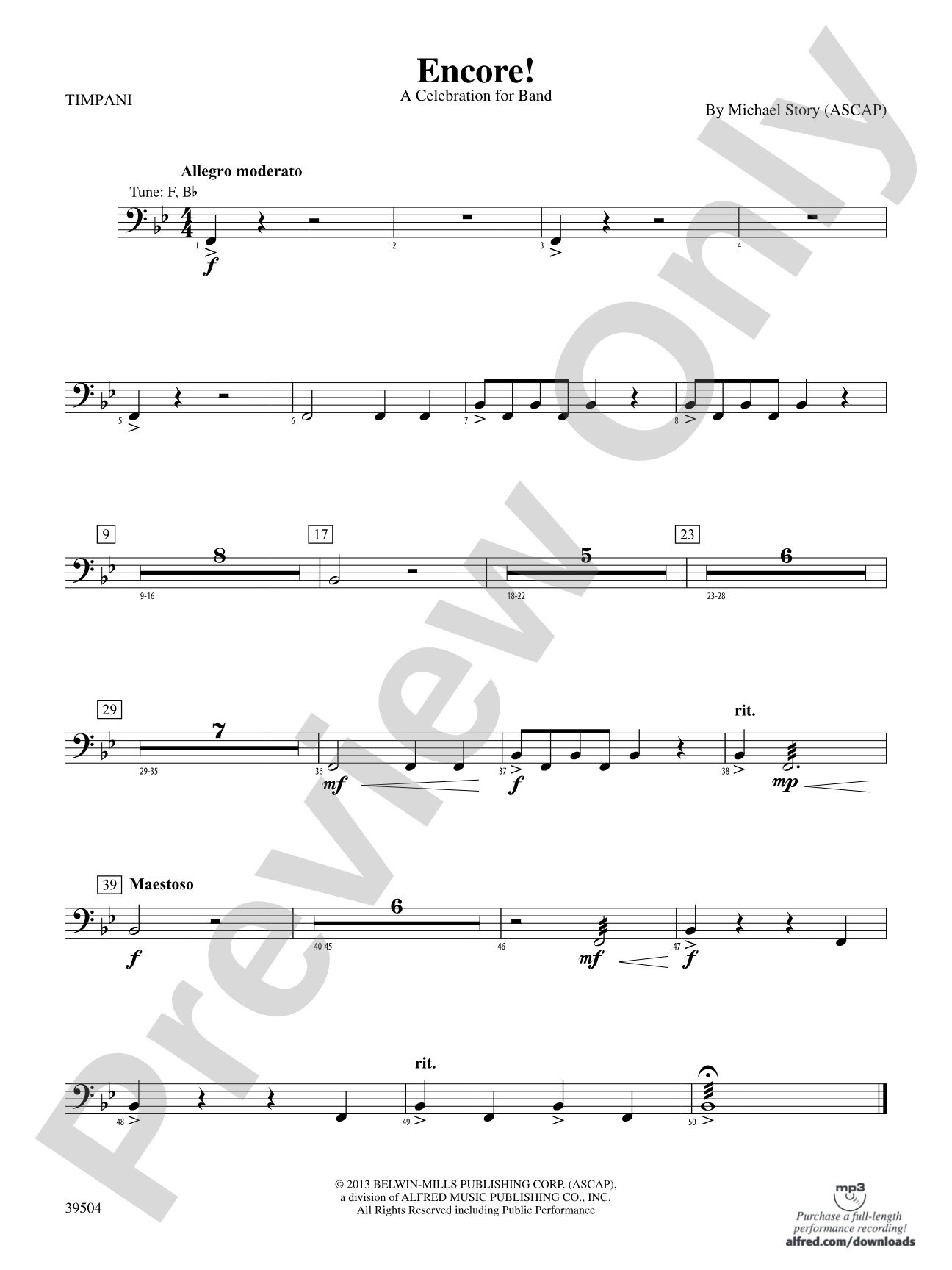 Encore!: Timpani