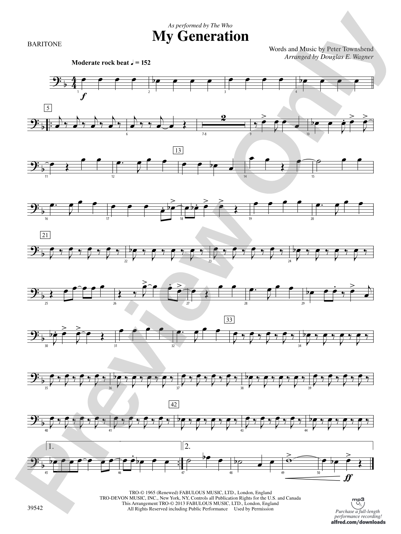 My Generation: Baritone B.C.