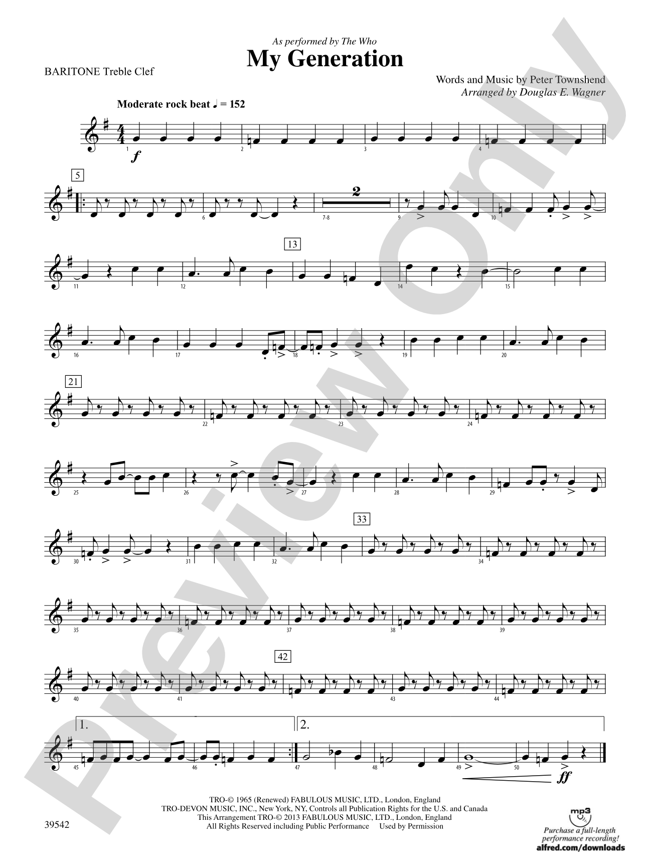 My Generation: Baritone T.C.