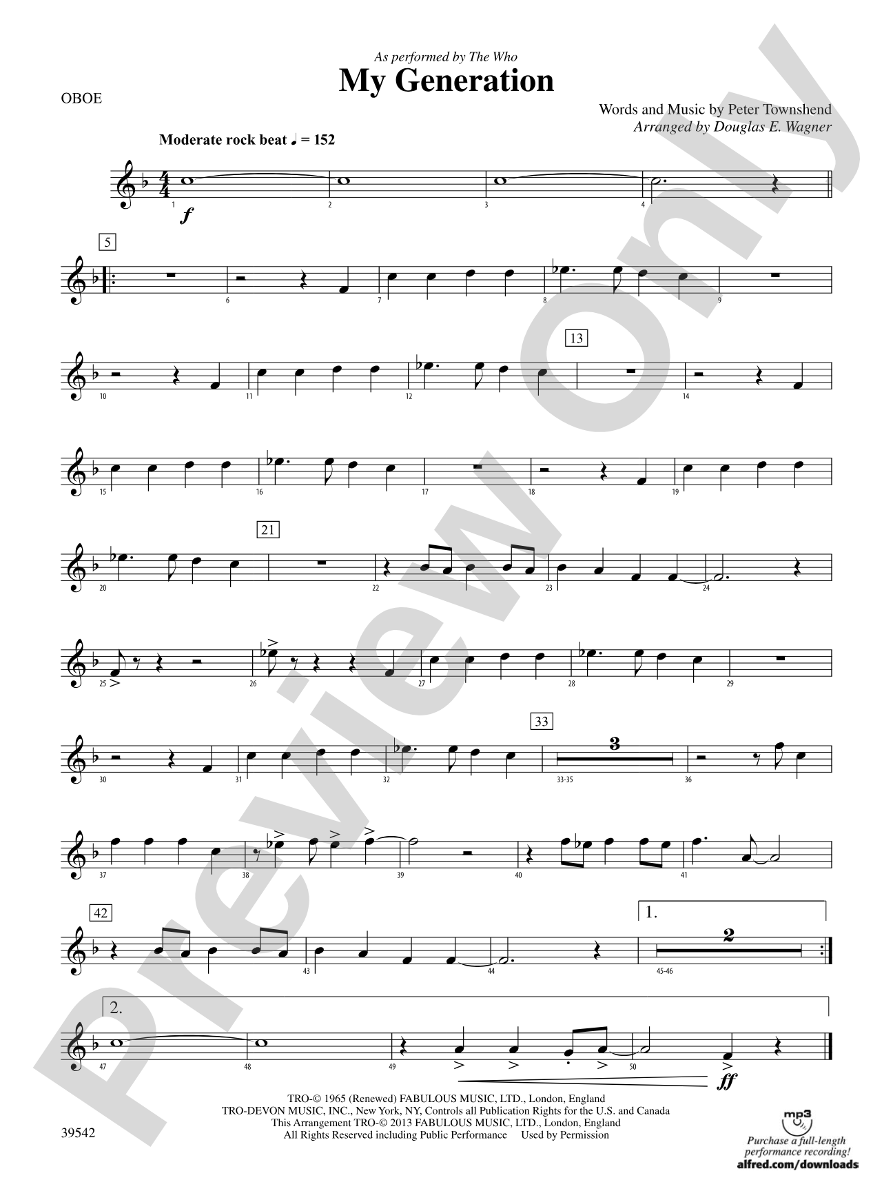 My Generation: Oboe