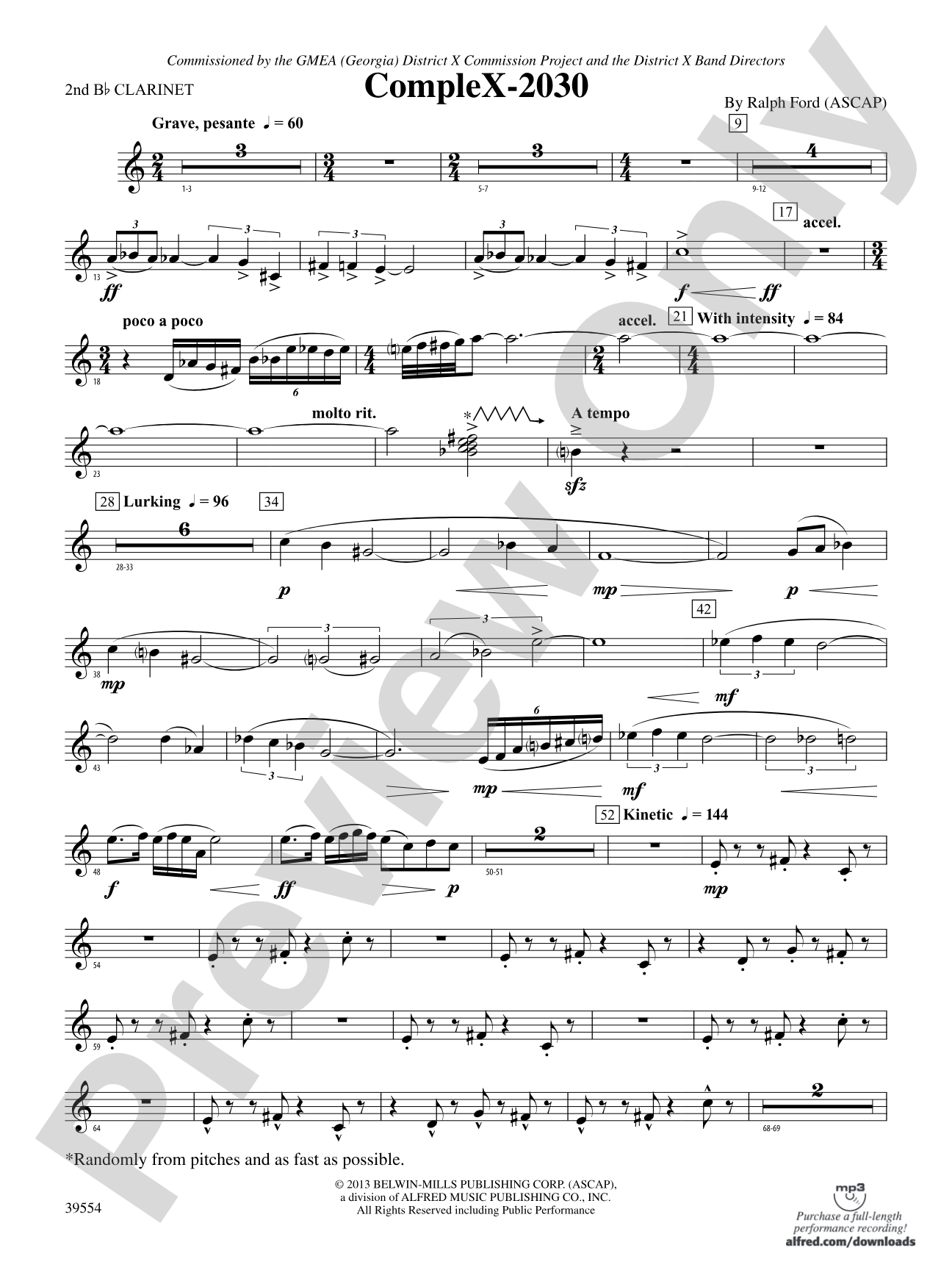 CompleX-2030: 2nd B-flat Clarinet