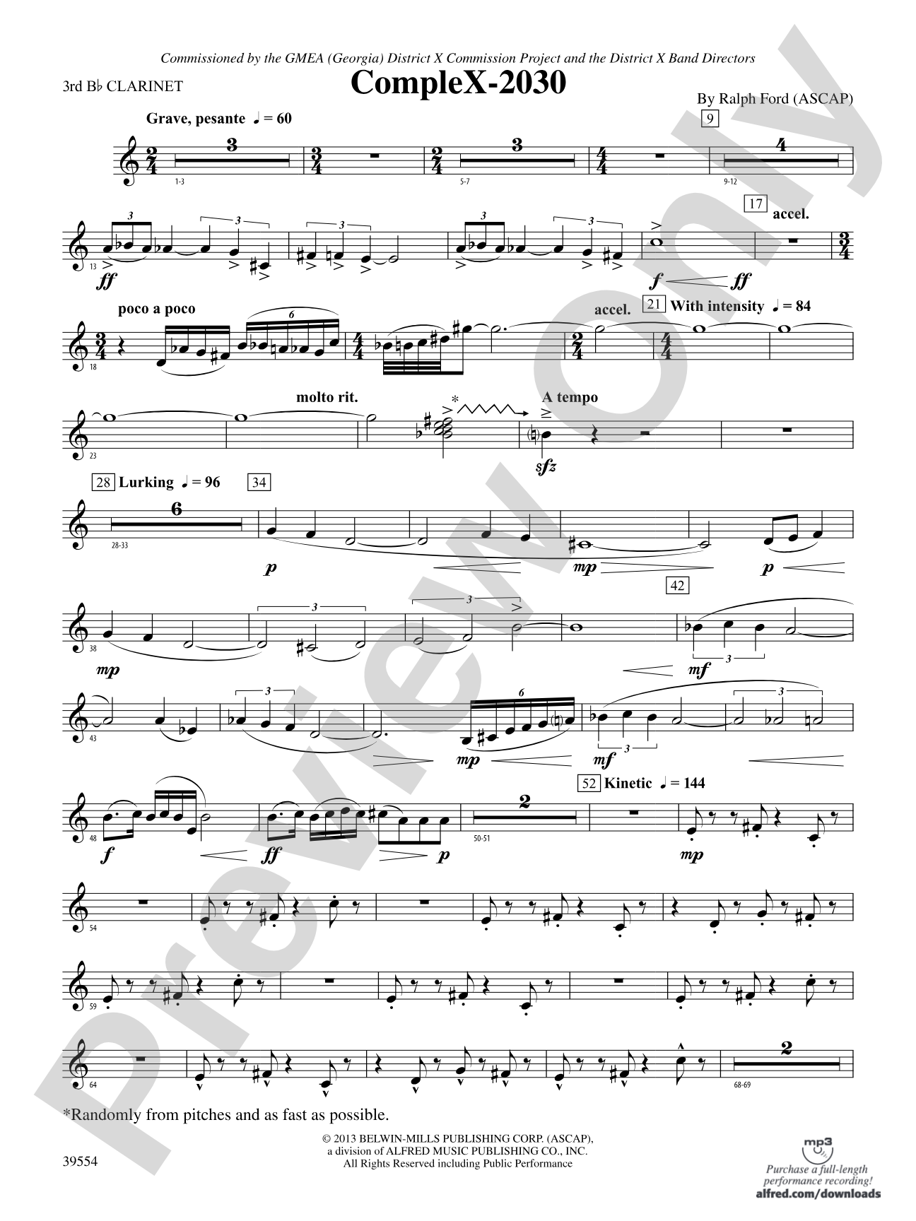 CompleX-2030: 3rd B-flat Clarinet