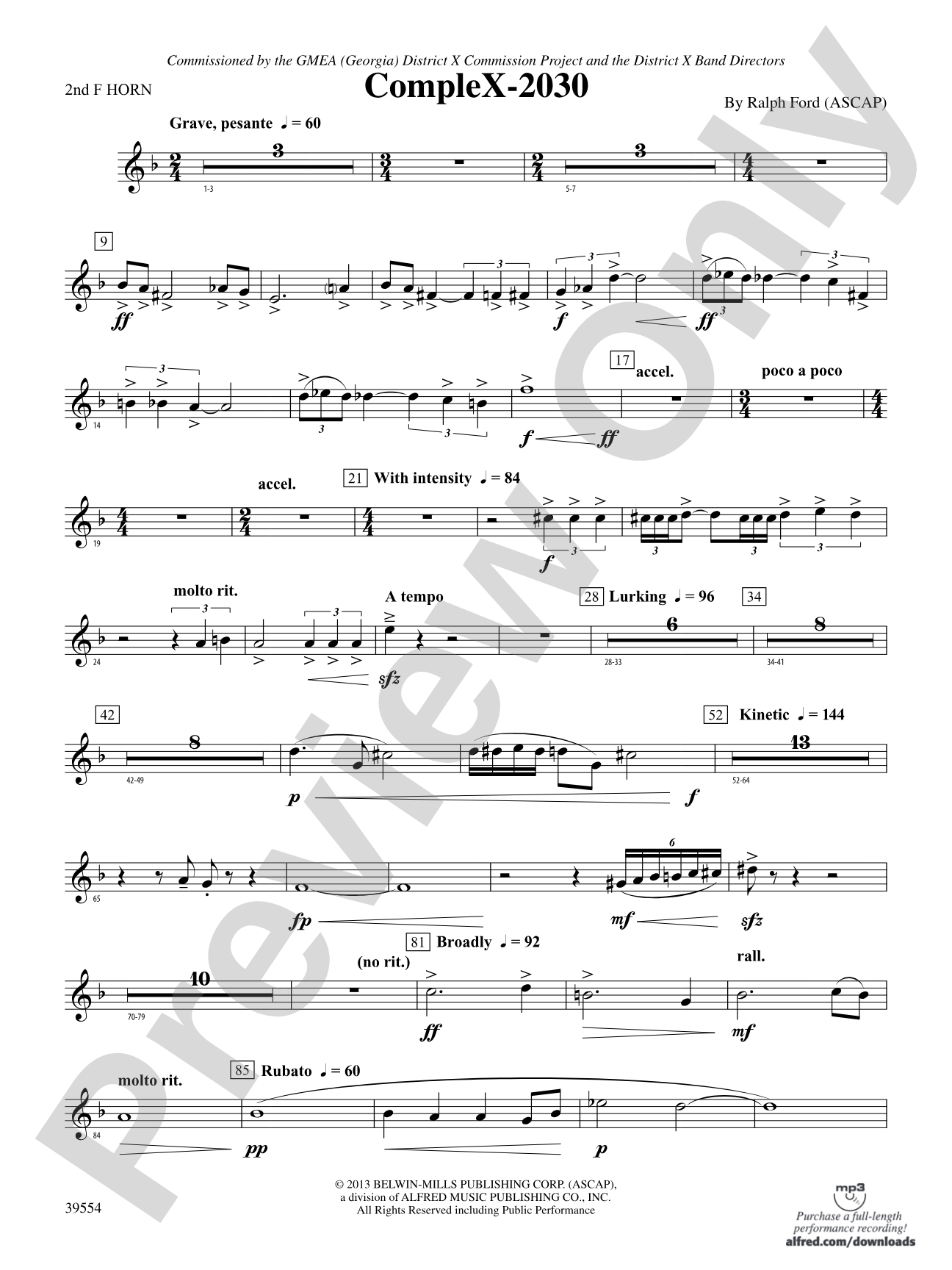 CompleX-2030: 2nd F Horn