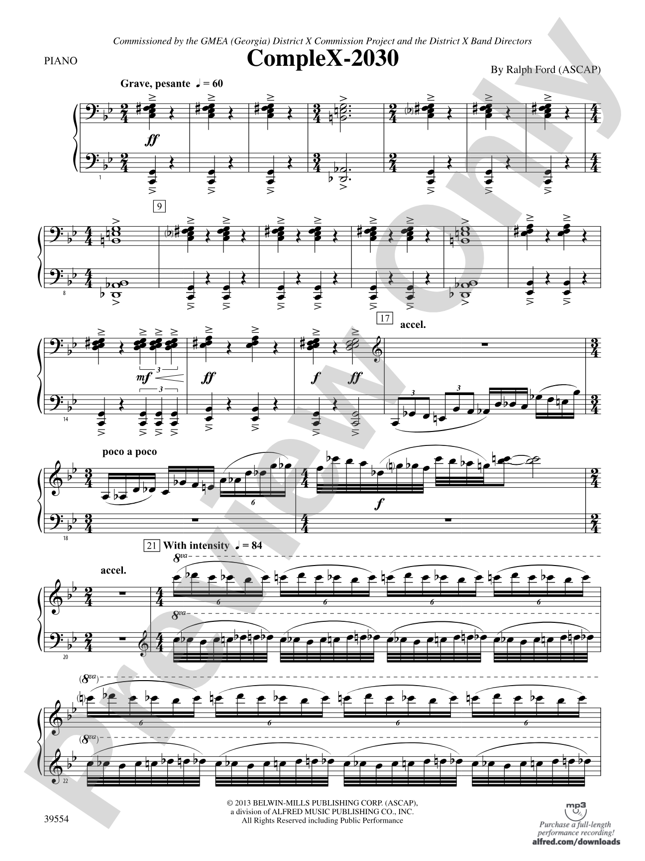 CompleX-2030: Piano Accompaniment
