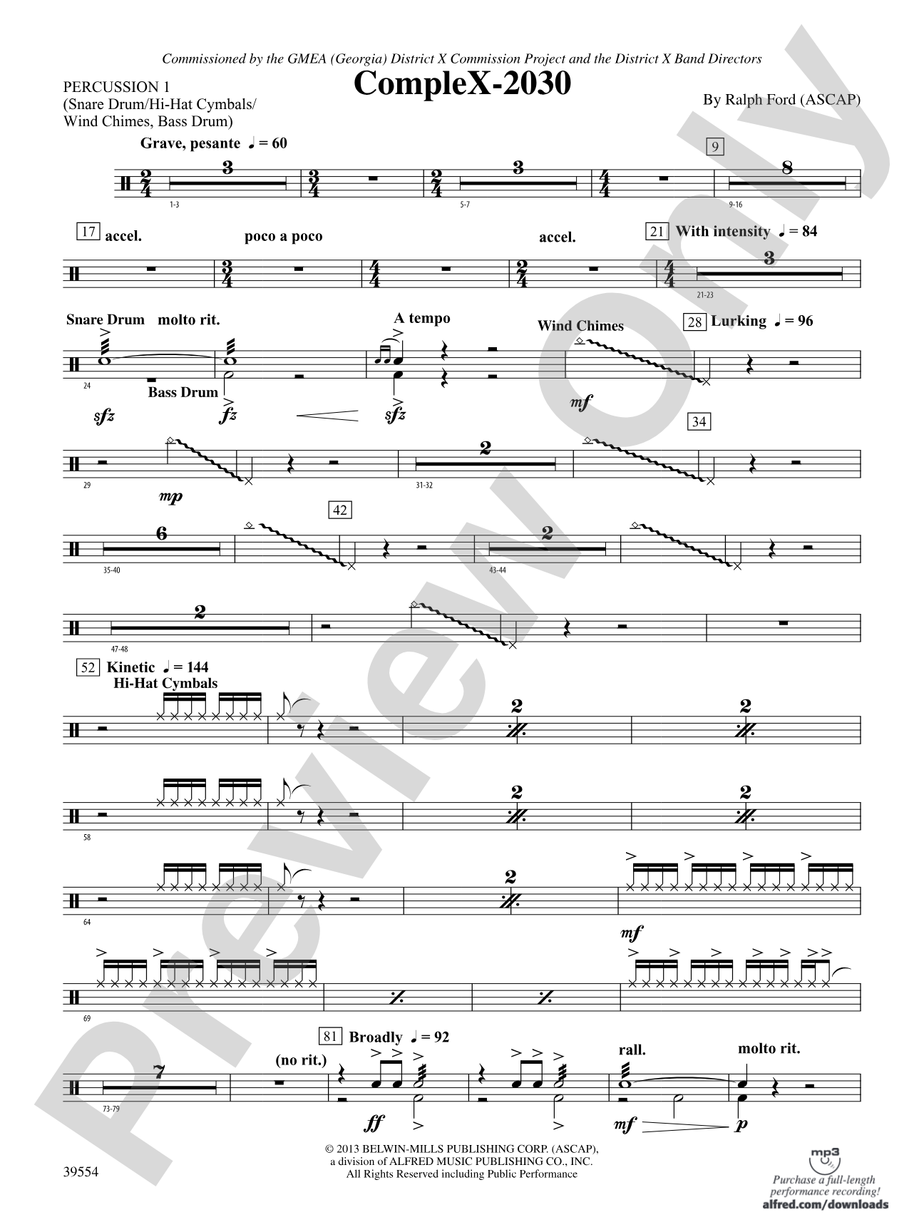 CompleX-2030: 1st Percussion