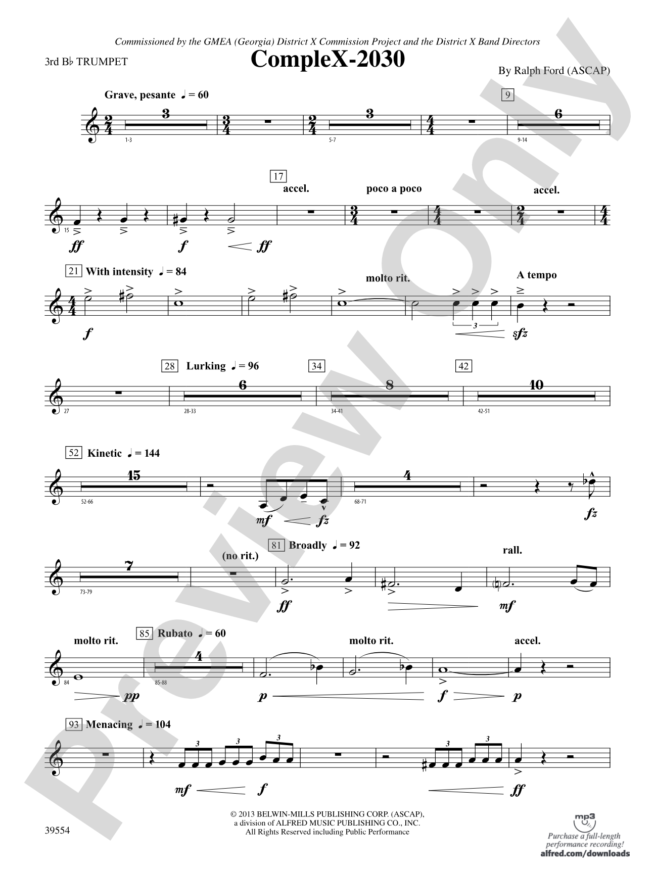 CompleX-2030: 3rd B-flat Trumpet