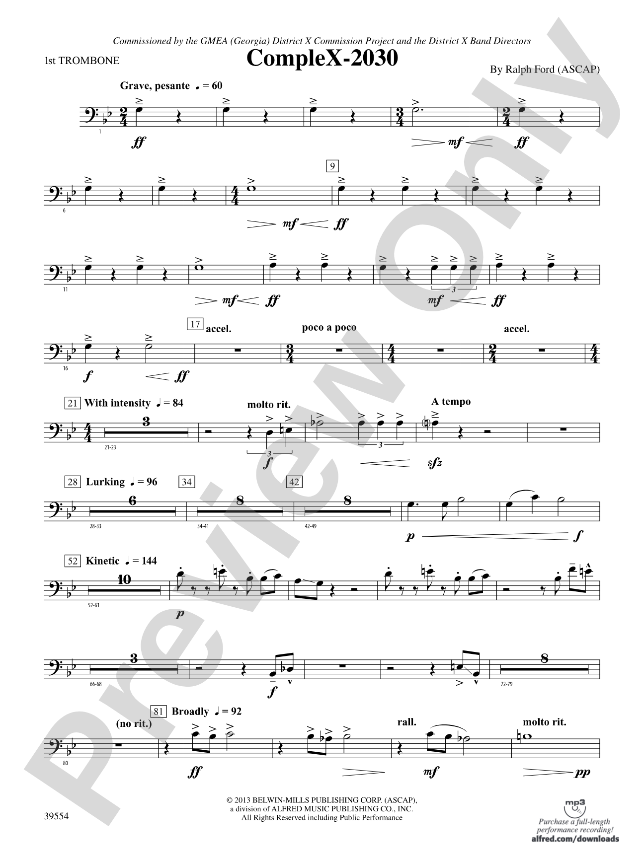 CompleX-2030: 1st Trombone