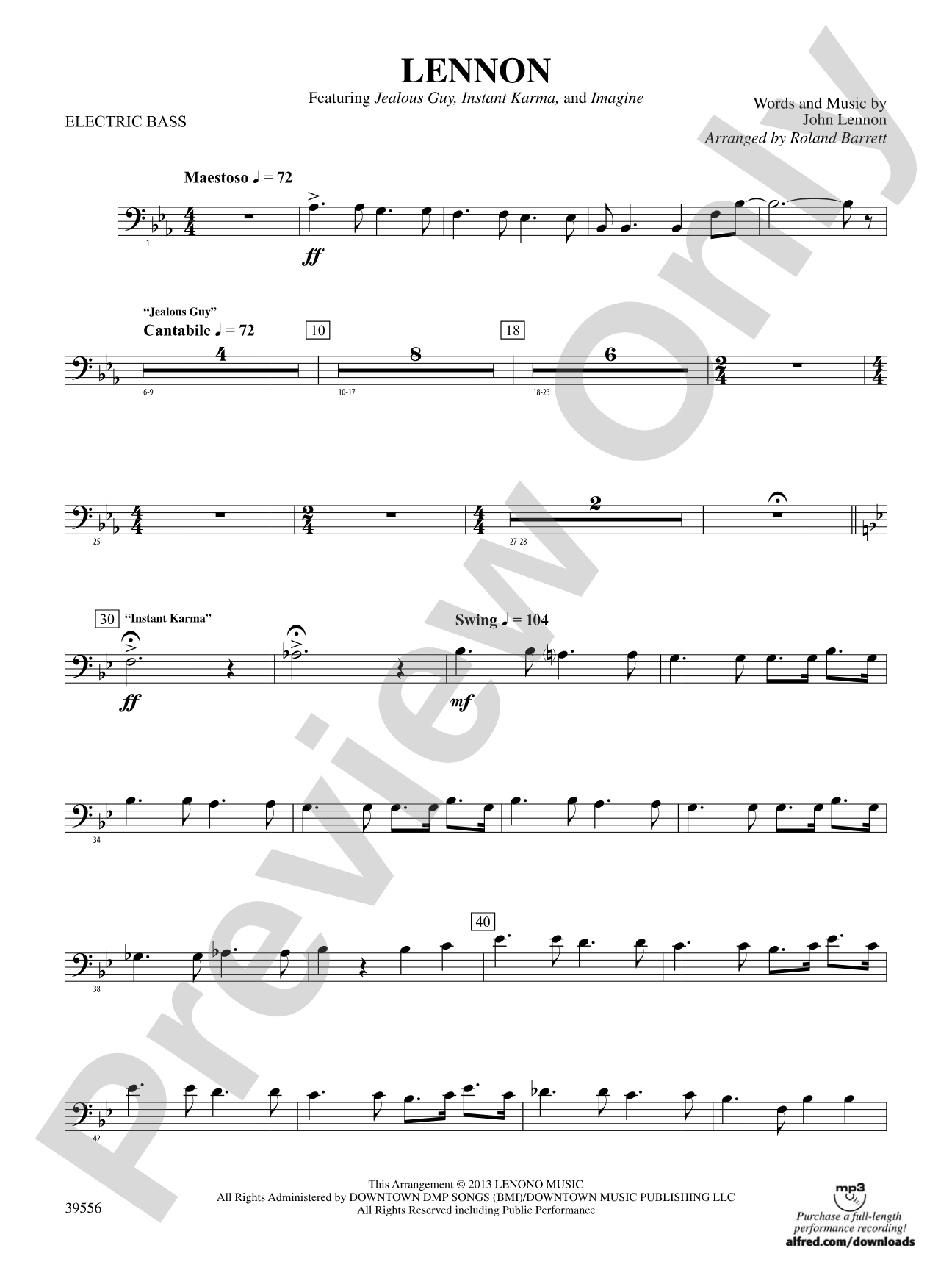 Lennon: Electric Bass