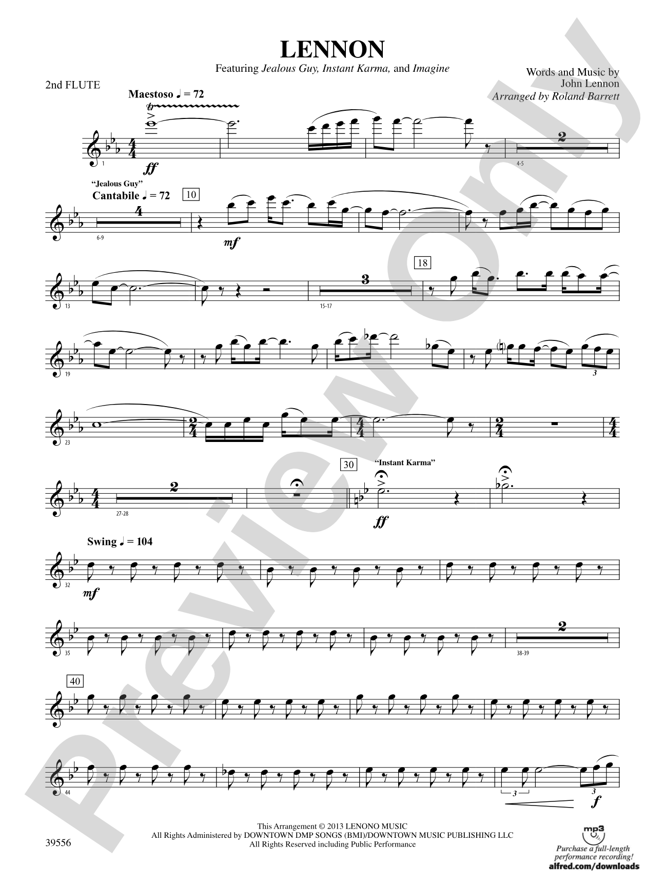 Lennon: 2nd Flute