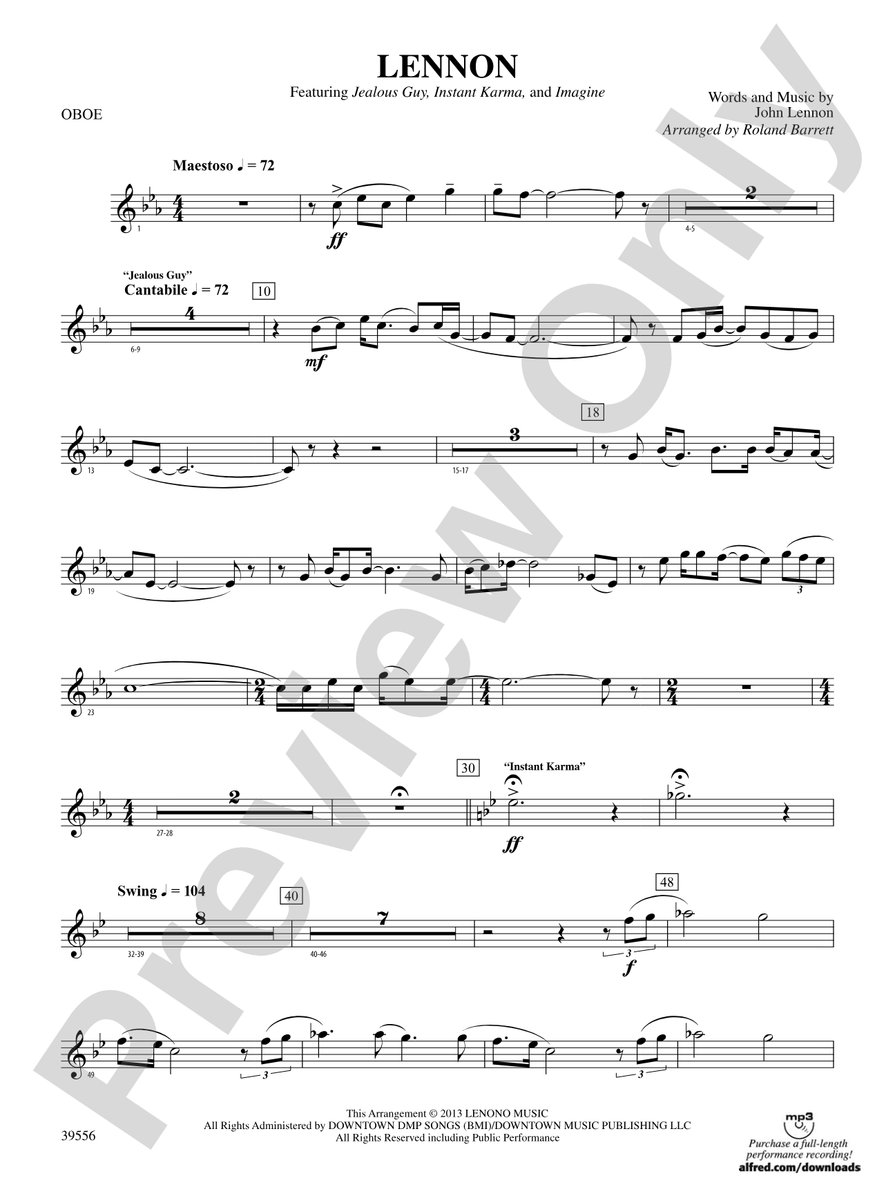 Lennon: Oboe