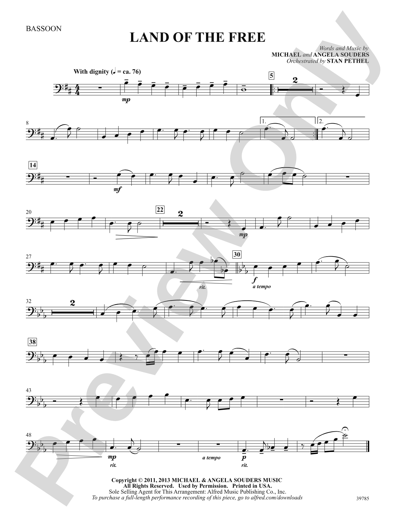 Land of the Free: Bassoon