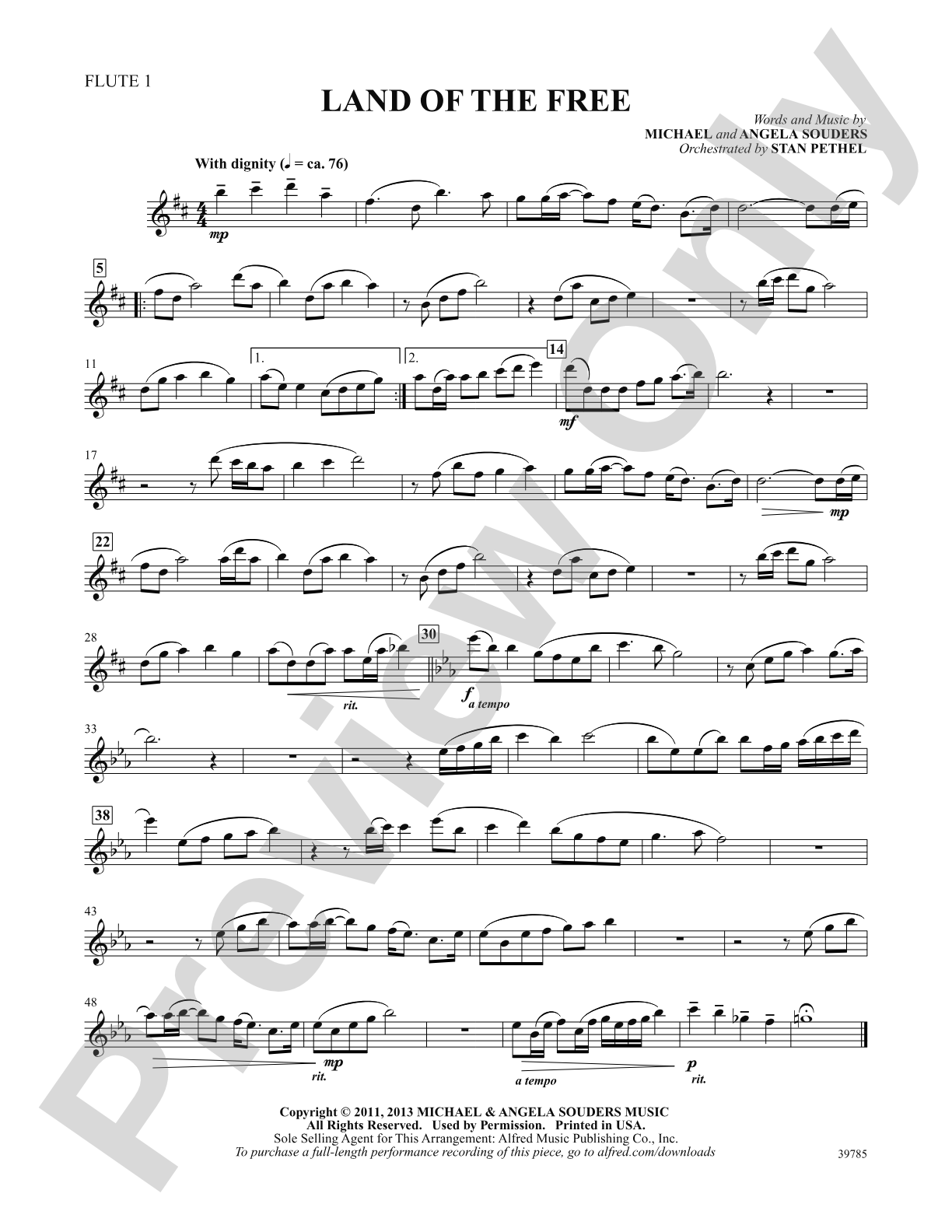 Land of the Free: Flute