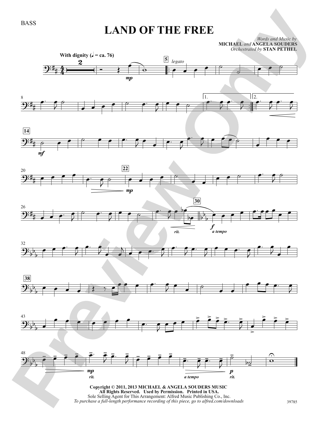 Land of the Free: String Bass