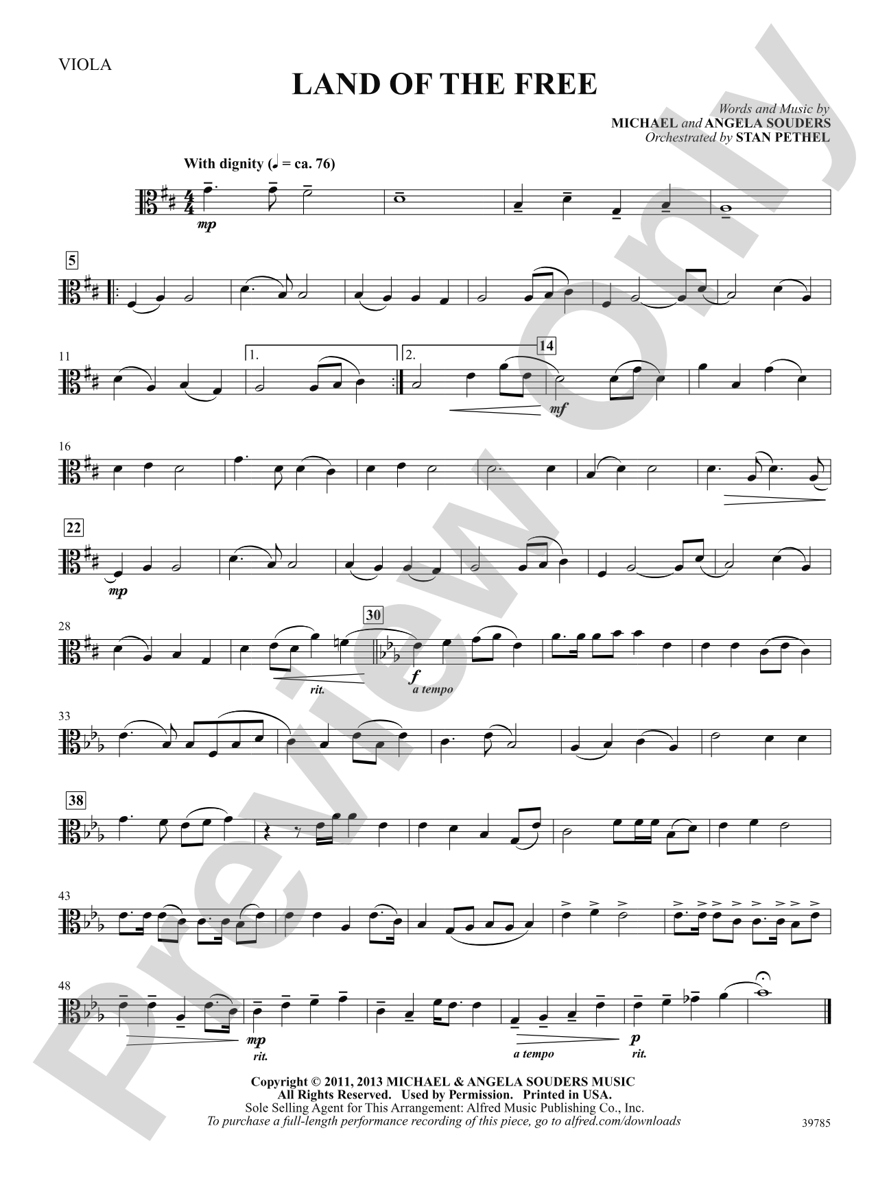 Land of the Free: Viola