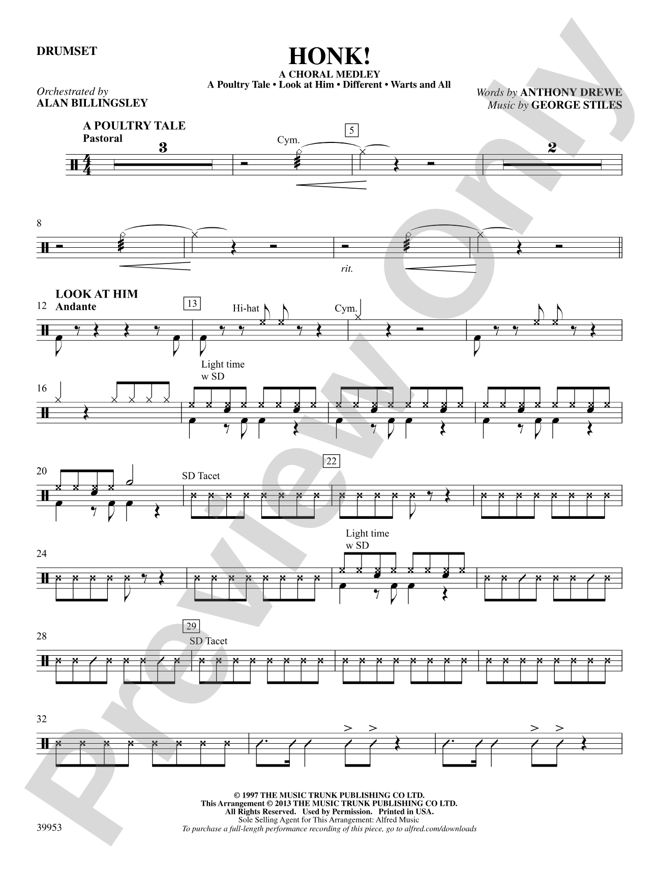 Honk!: Drums