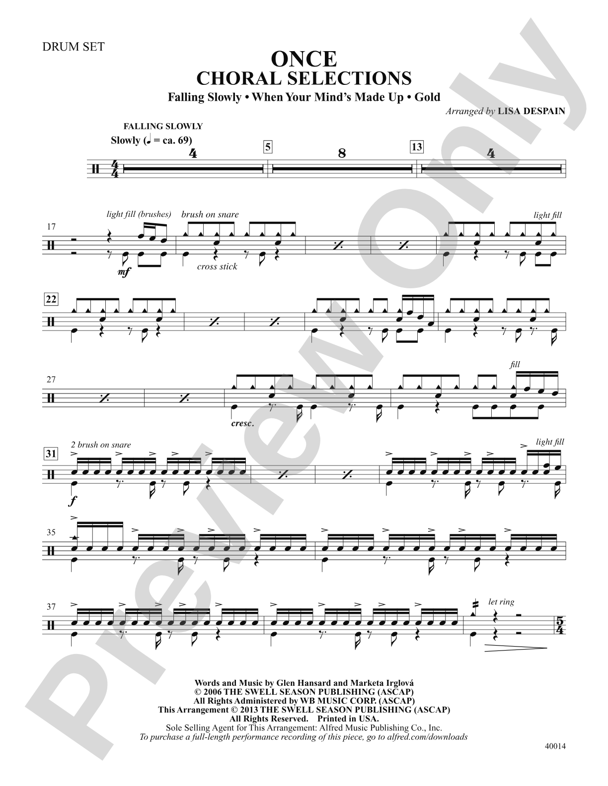 Once: Drums