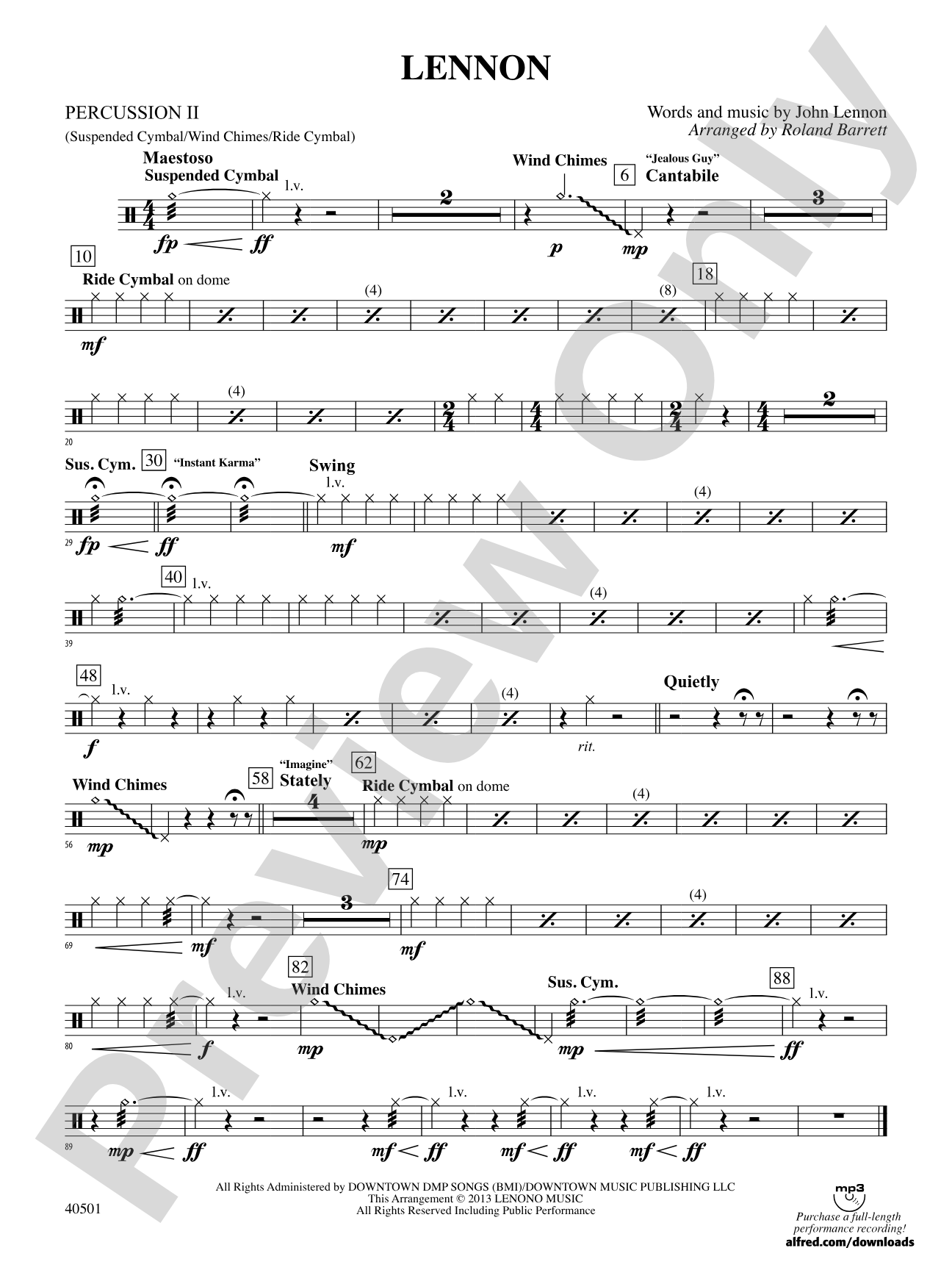 Lennon: 2nd Percussion