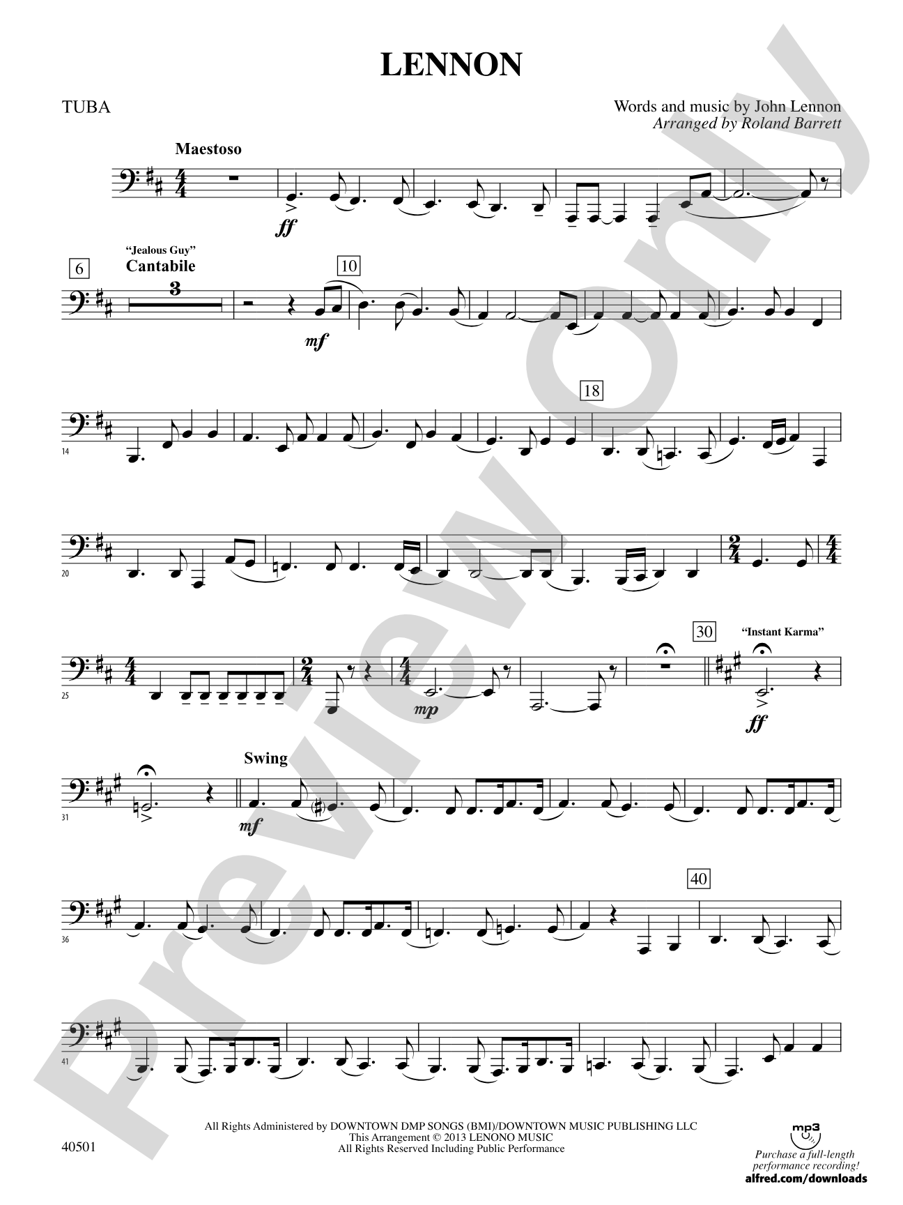 Lennon: Tuba