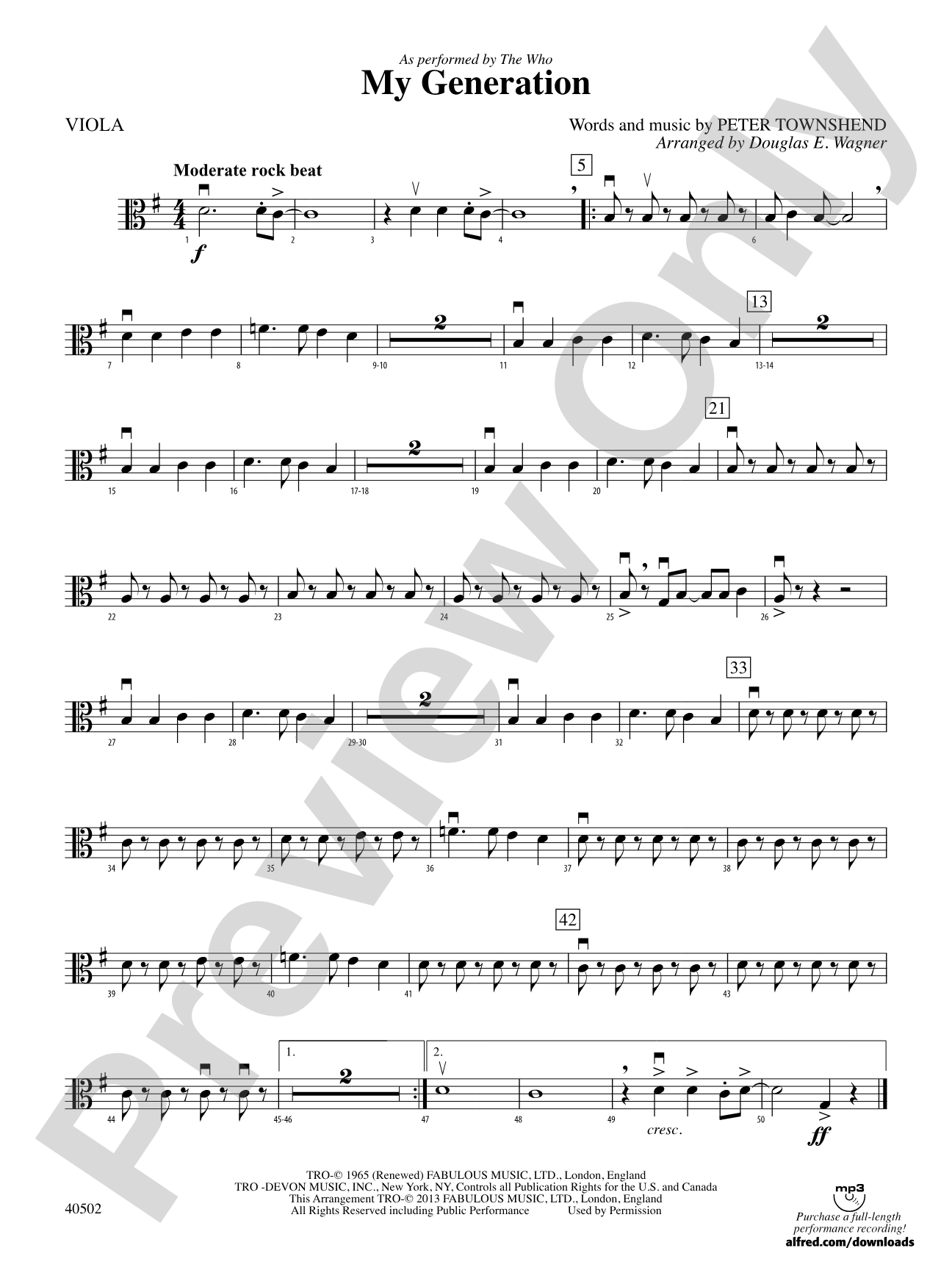 My Generation: Viola