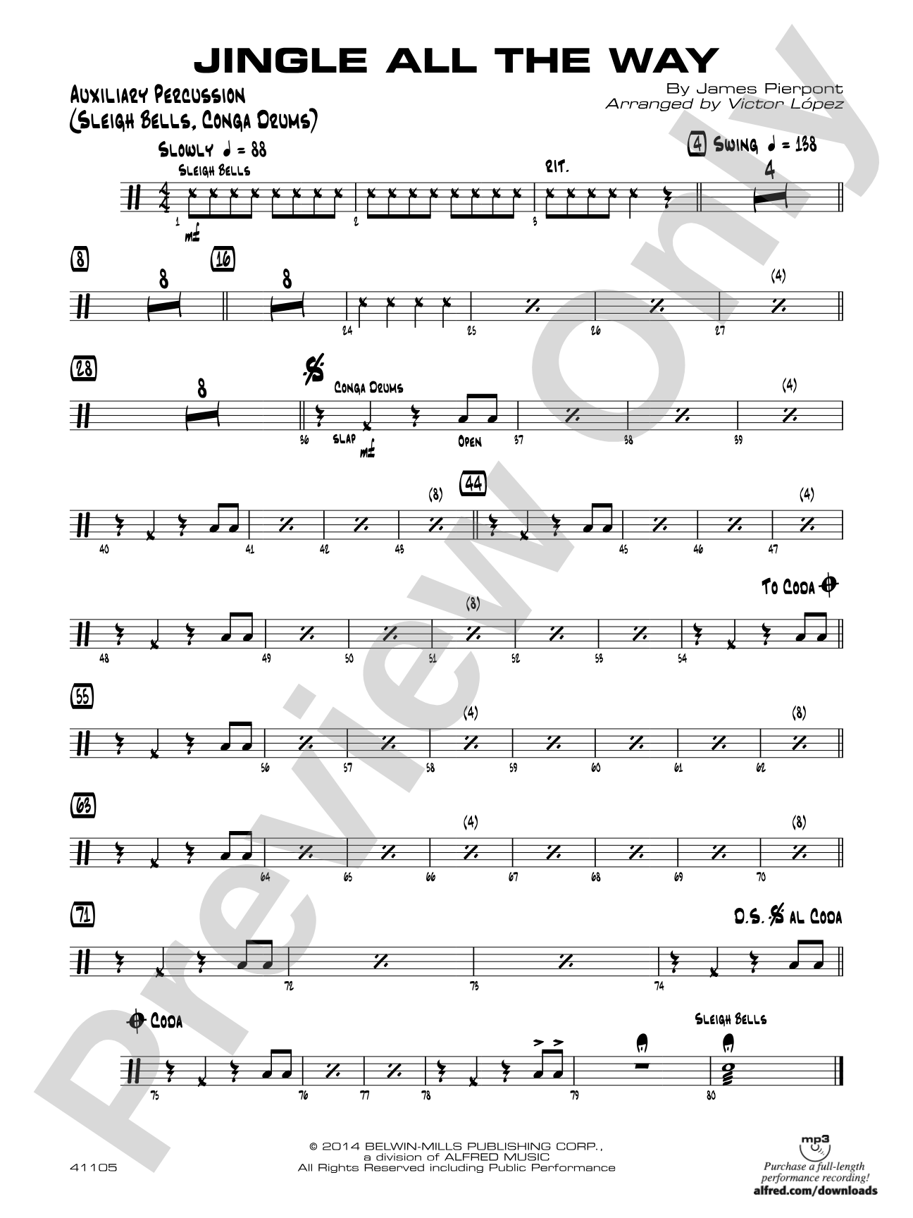 Jingle All the Way: Auxiliary Percussion