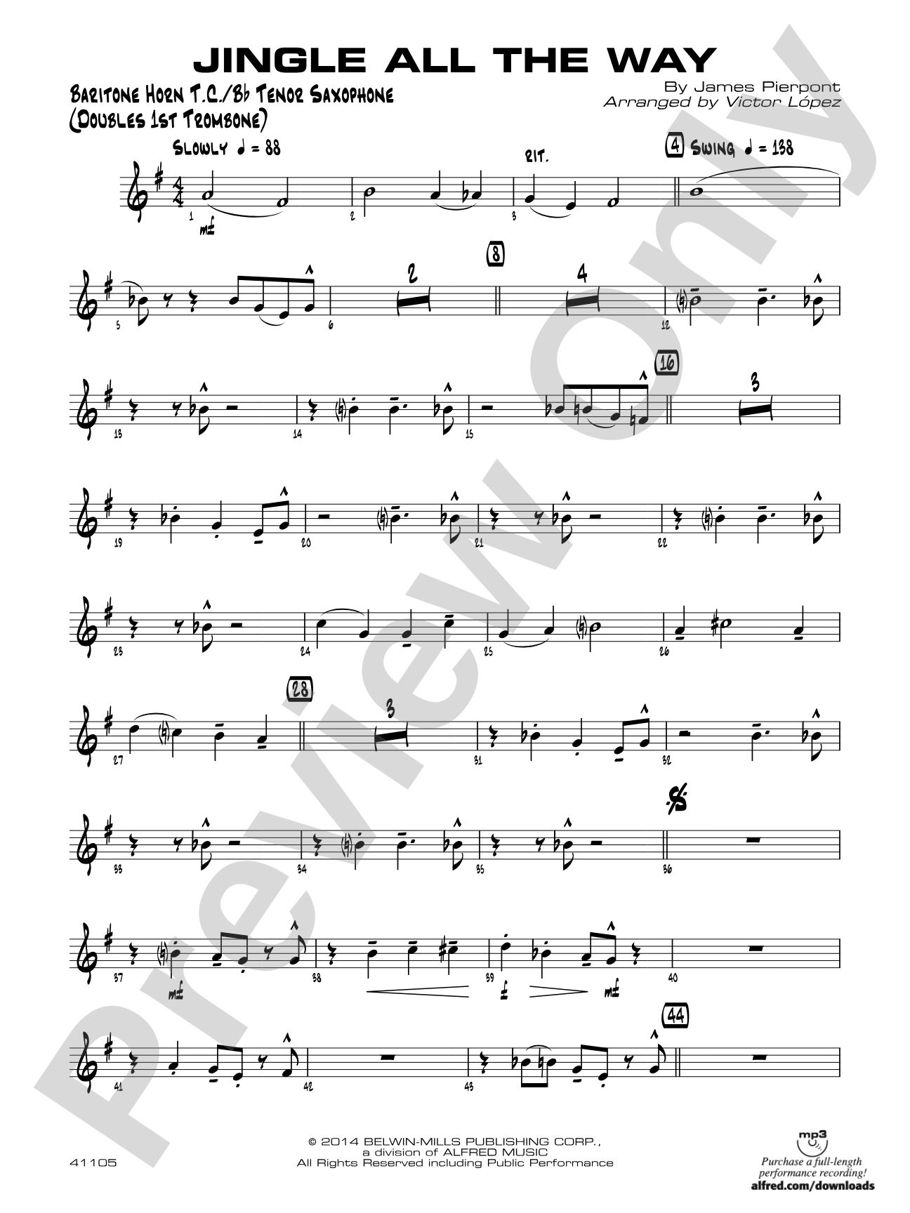 Jingle All the Way: Baritone T.C.