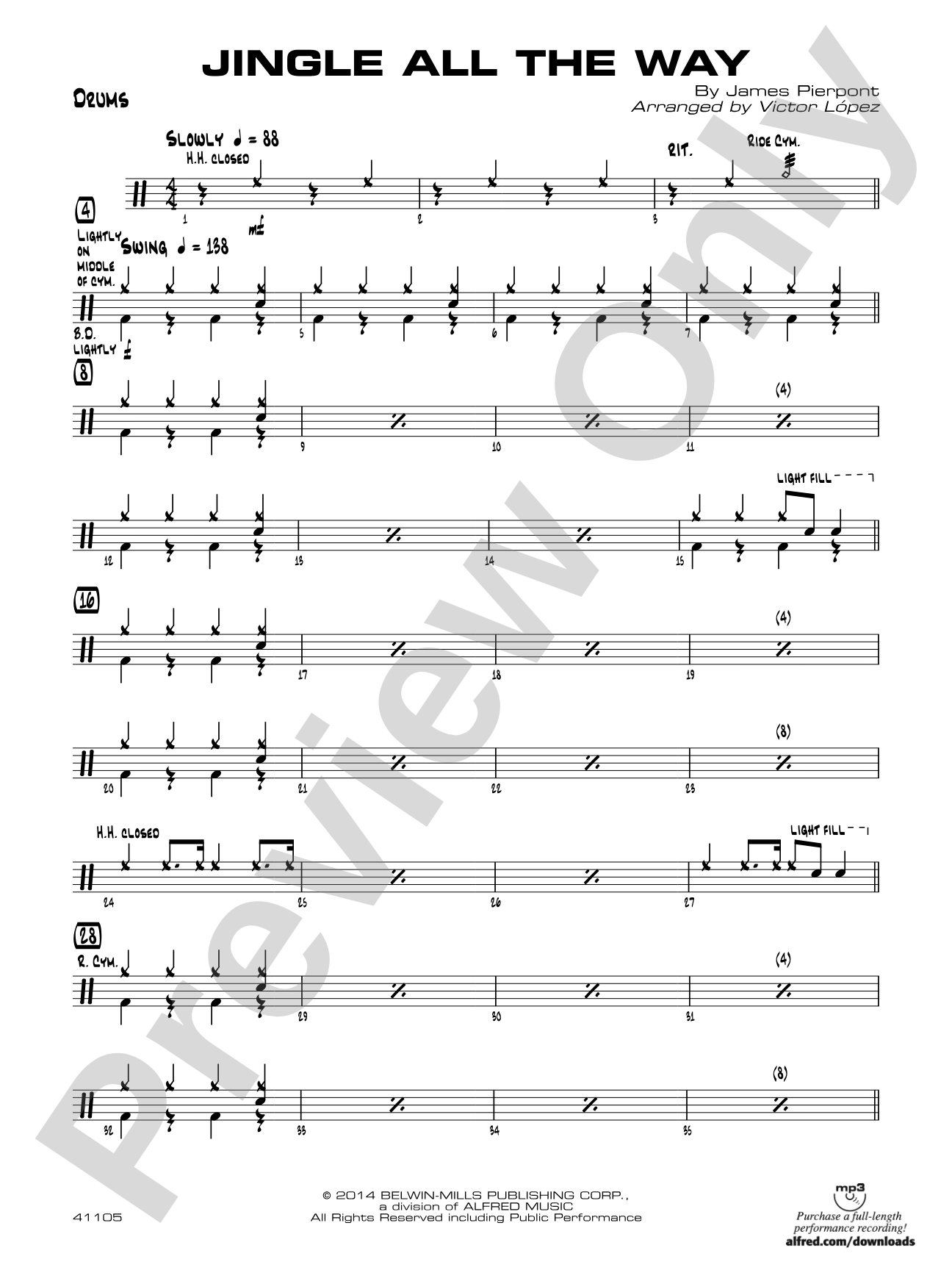 Jingle All the Way: Drums