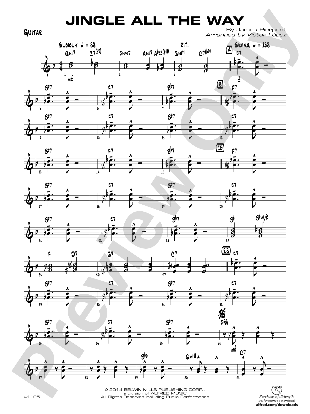 Jingle All the Way: Guitar