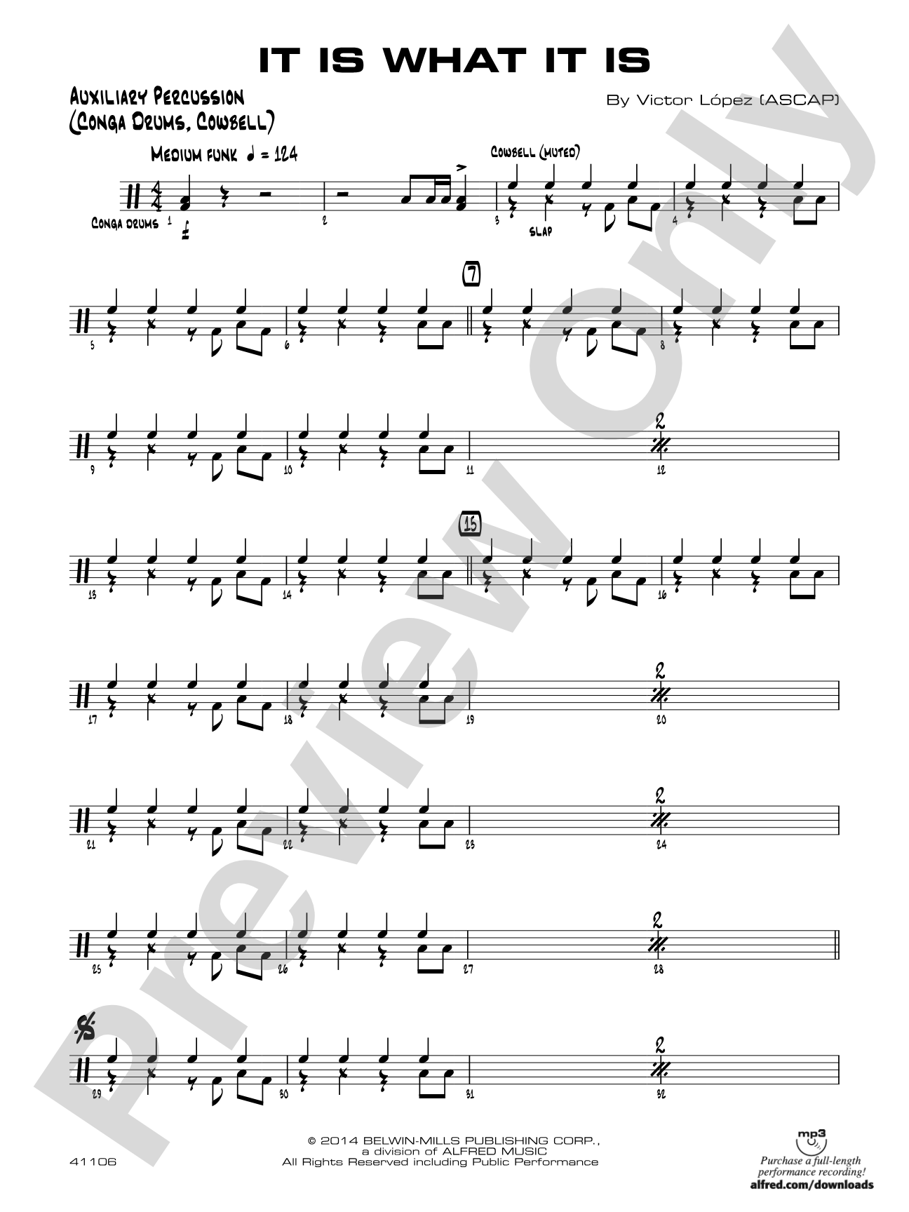 It Is What It Is: Auxiliary Percussion