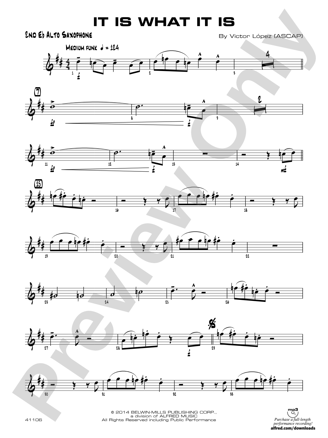 It Is What It Is: 2nd E-flat Alto Saxophone