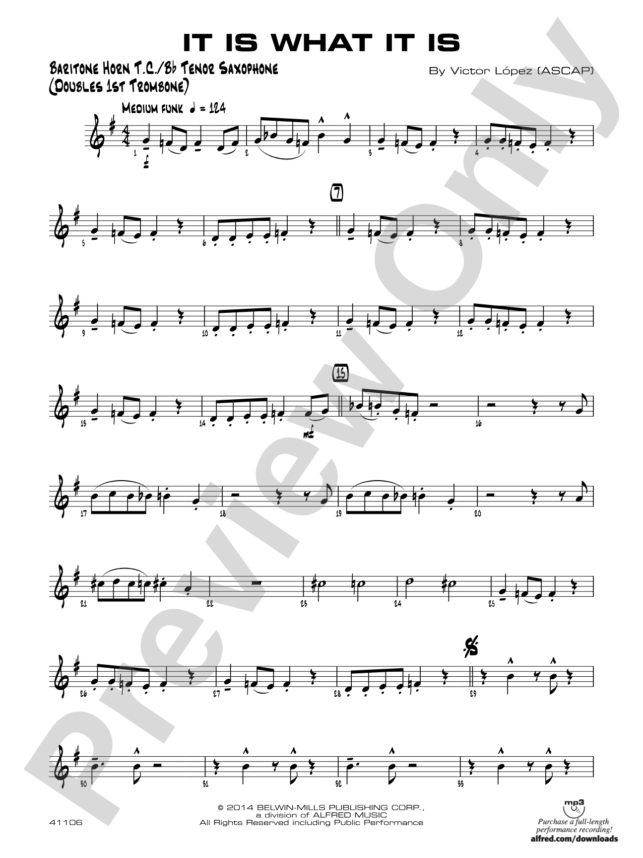 It Is What It Is: Baritone T.C.