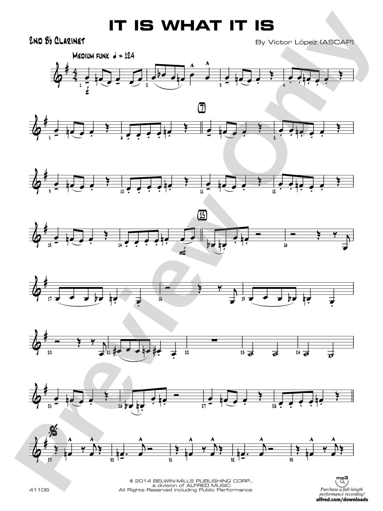 It Is What It Is: 2nd B-flat Clarinet