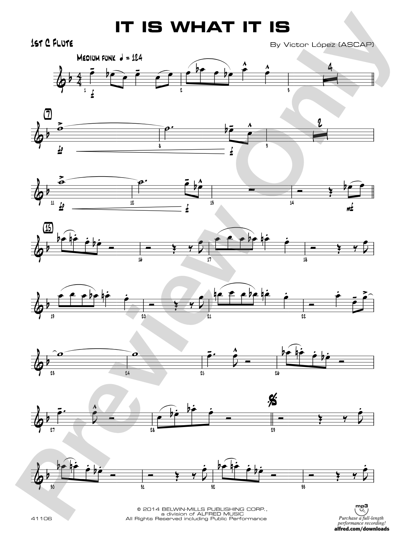 It Is What It Is: Flute