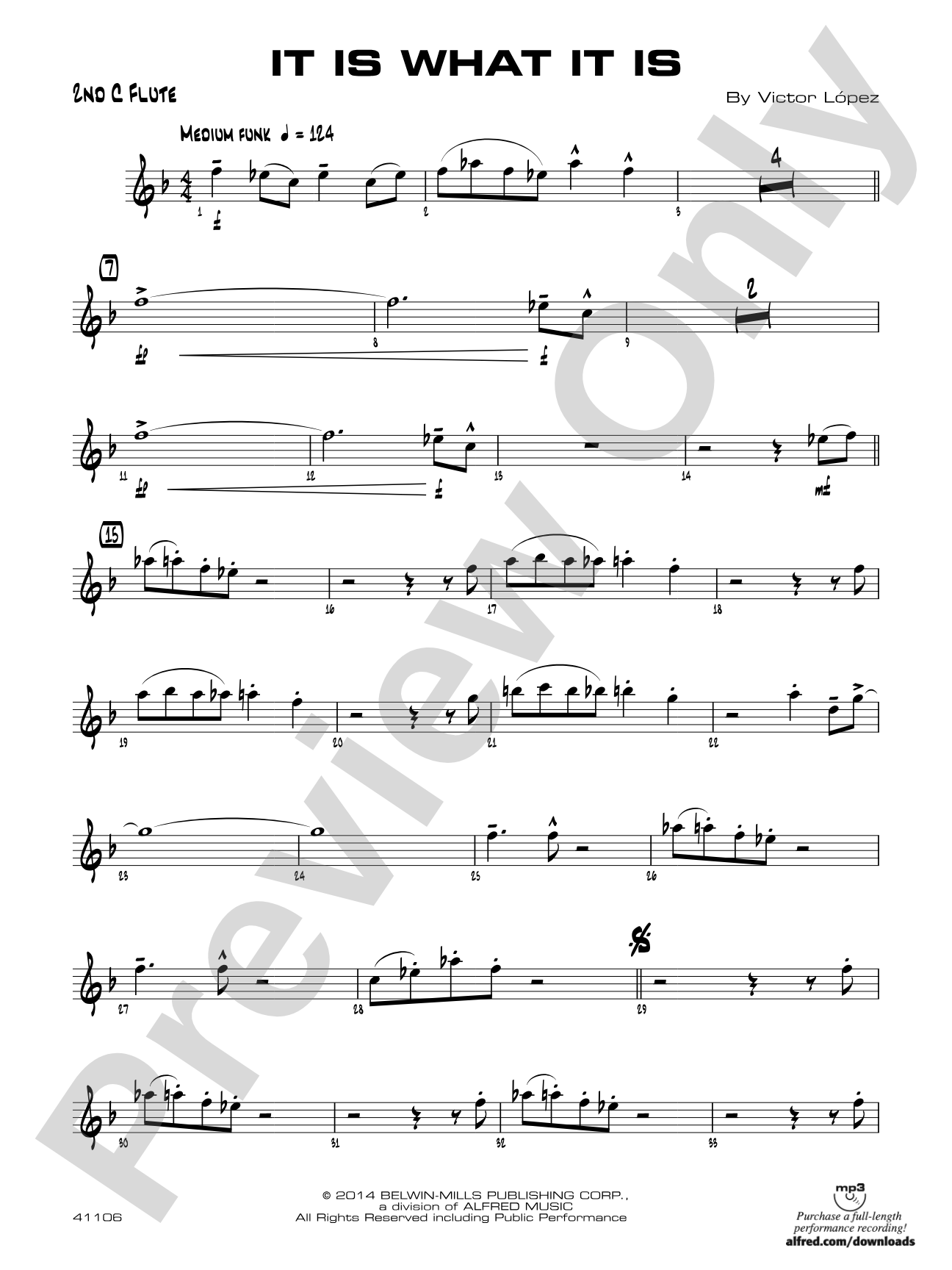 It Is What It Is: 2nd Flute