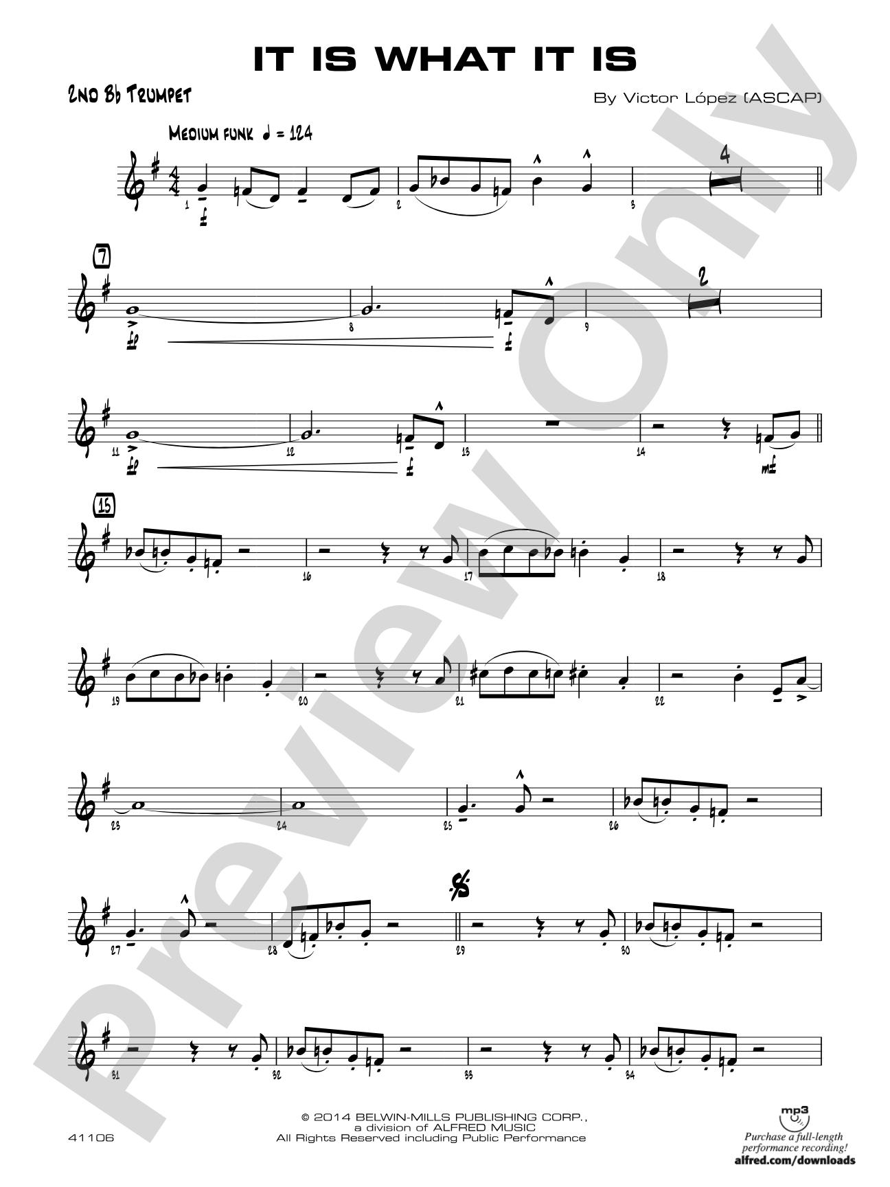 It Is What It Is: 2nd B-flat Trumpet