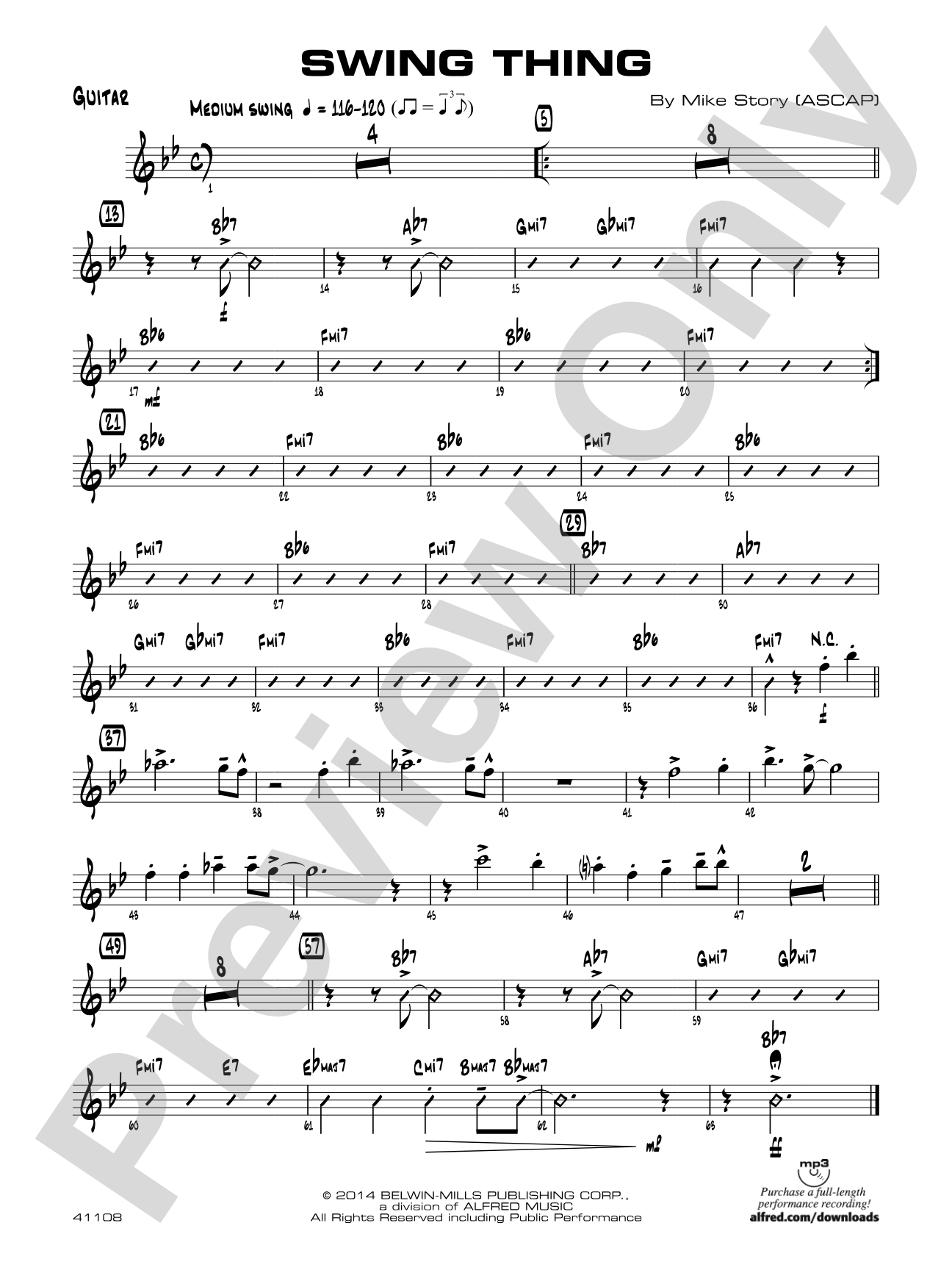 Swing Thing: Guitar