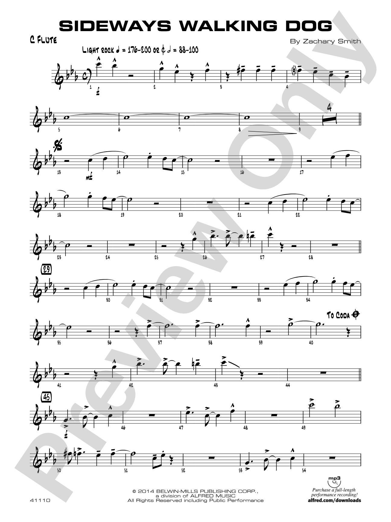 Sideways Walking Dog: Flute